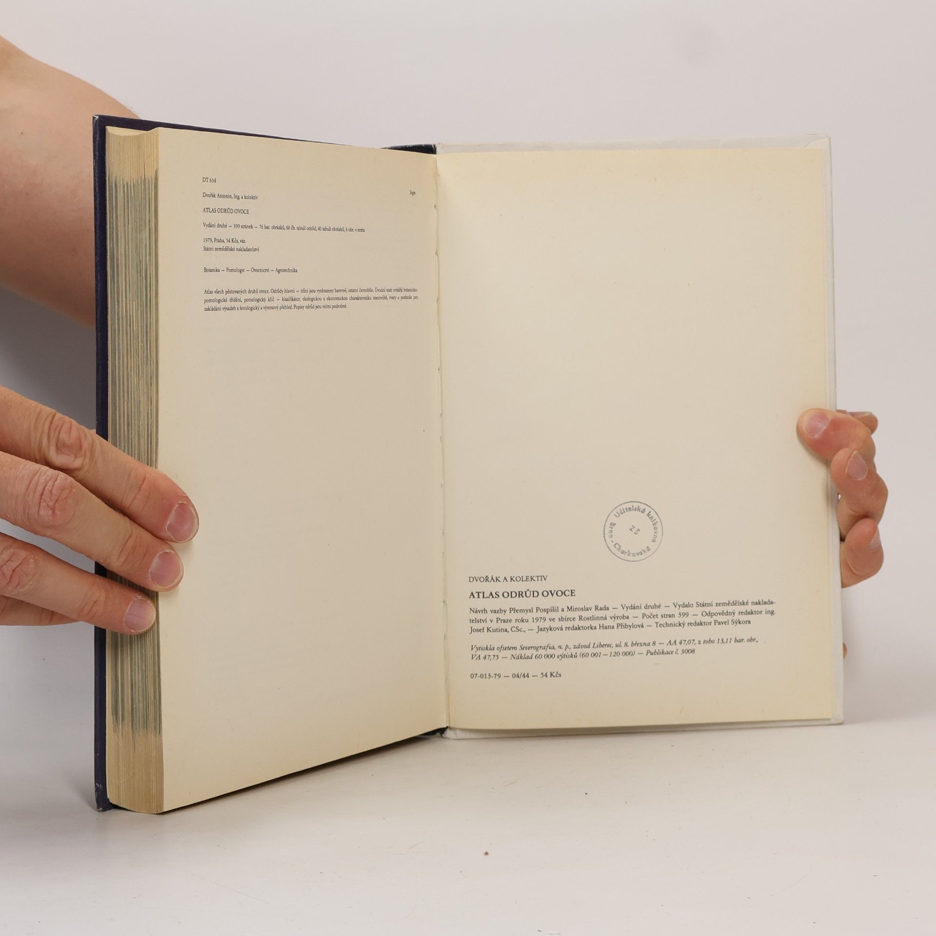 Antonín Dvořák Atlas odrůd ovoce