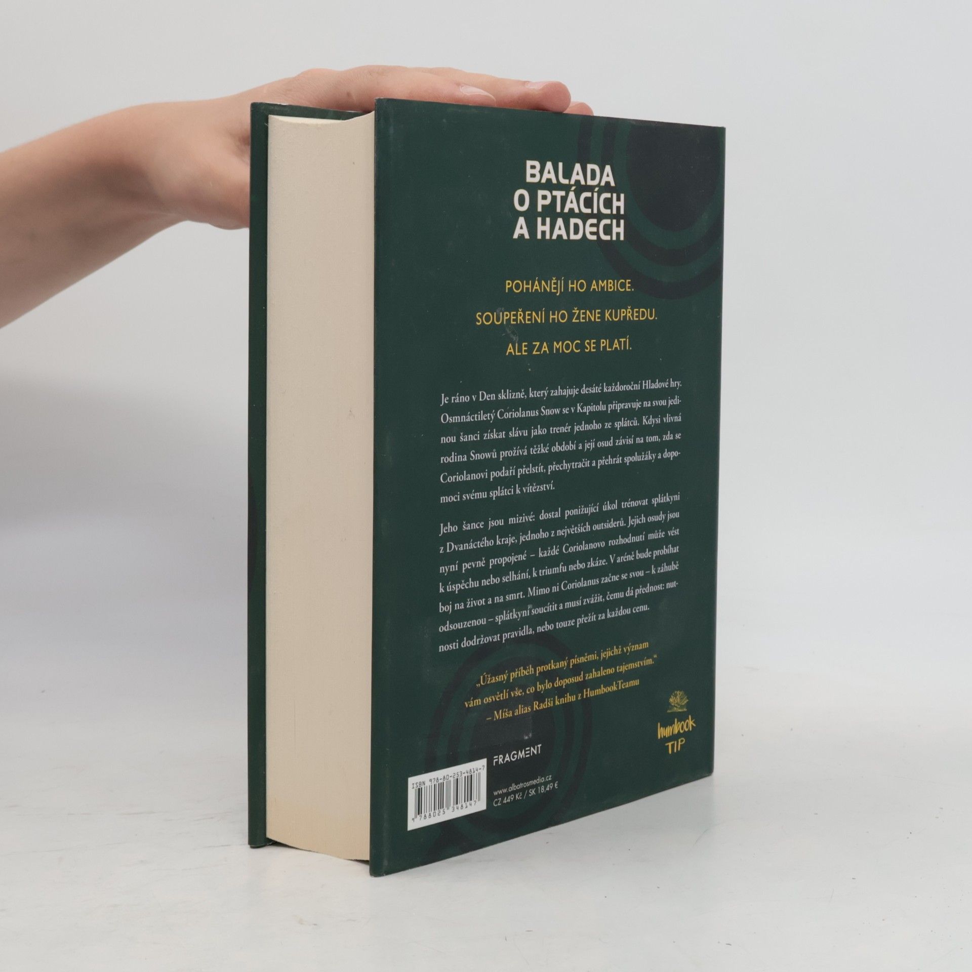 Suzanne Collins Balada o ptácích a hadech
