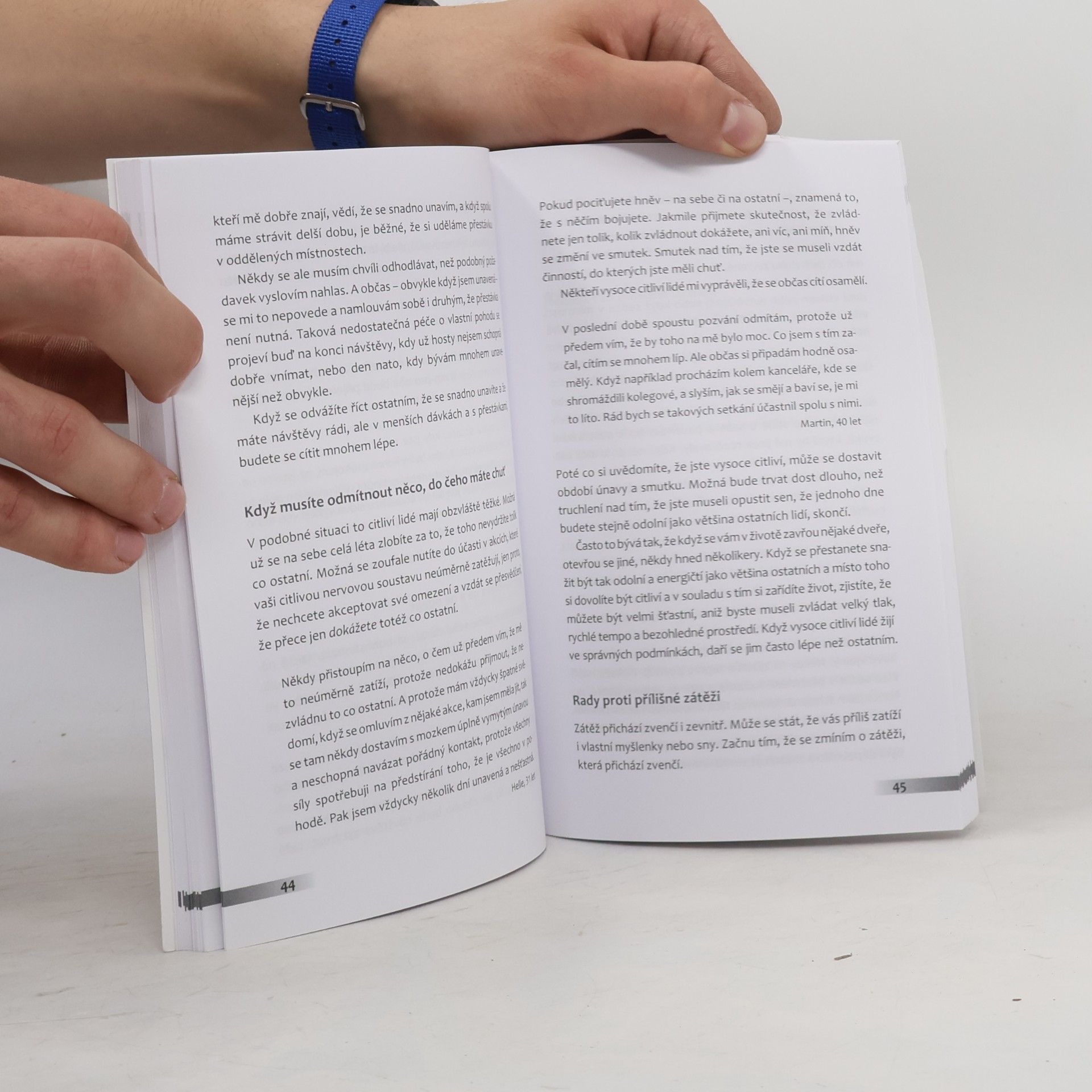 Ilse Sand Přecitlivělost není slabost