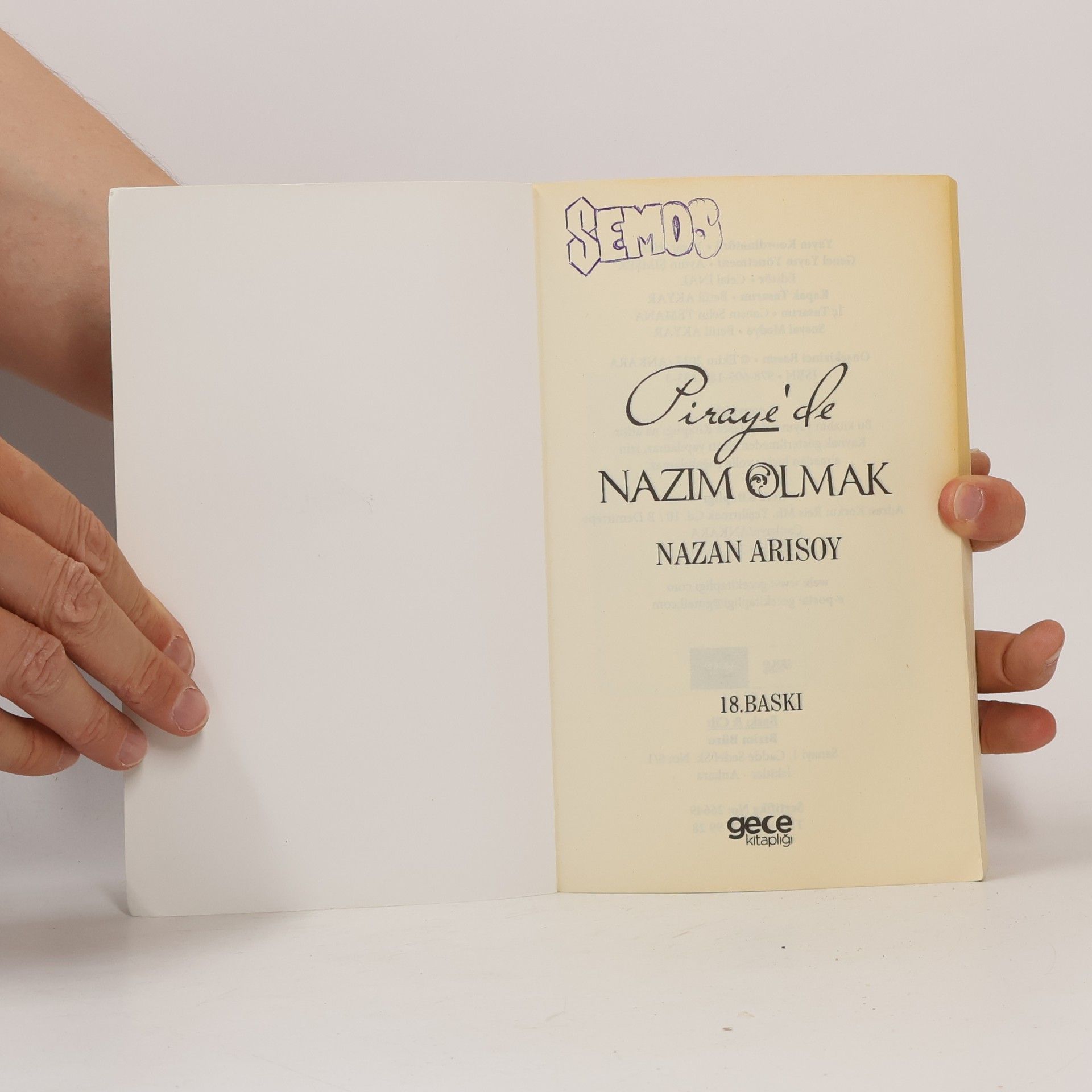 Nazan Arisoy Piraye'de Nazim Olmak - 18. BASKI