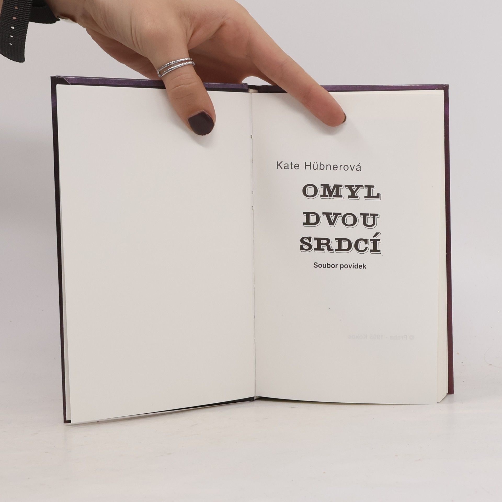 Kate Hübnerová Omyl dvou srdcí