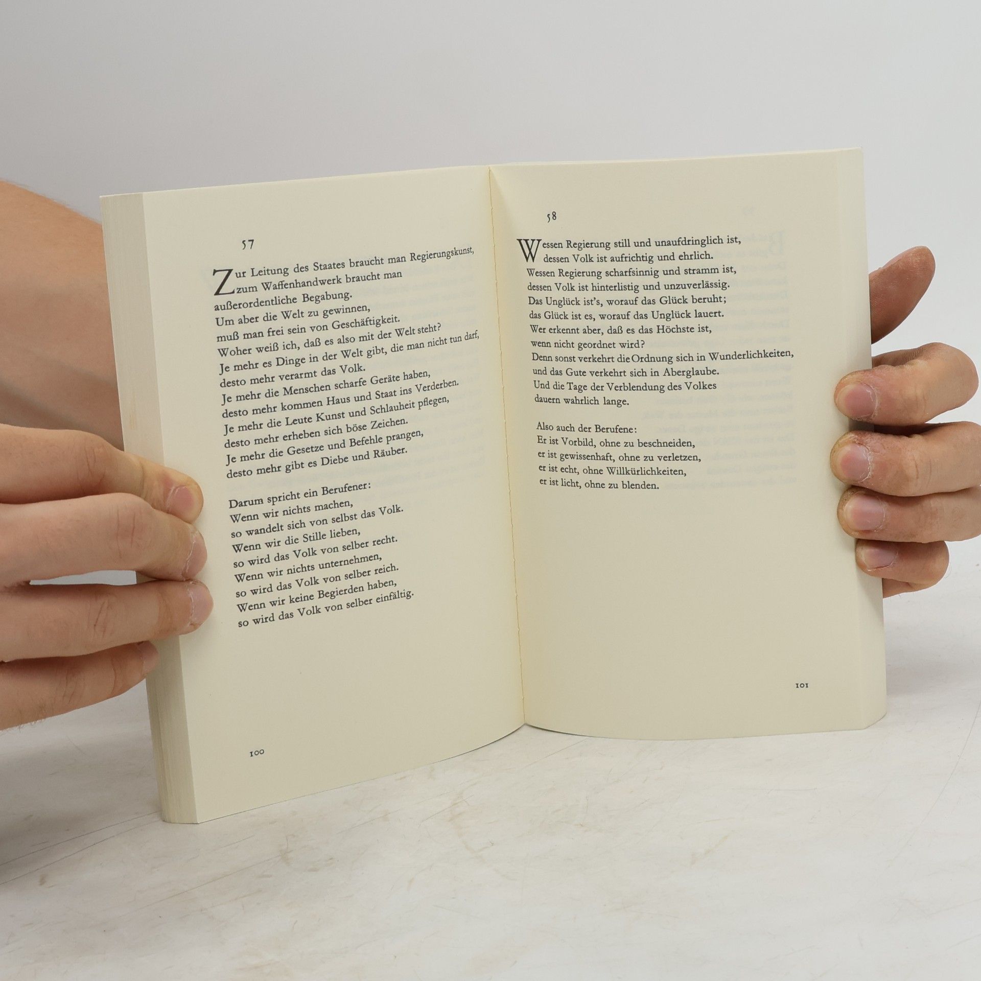 Richard Wilhelm Laotse Tao te king: Texte und Kommentar