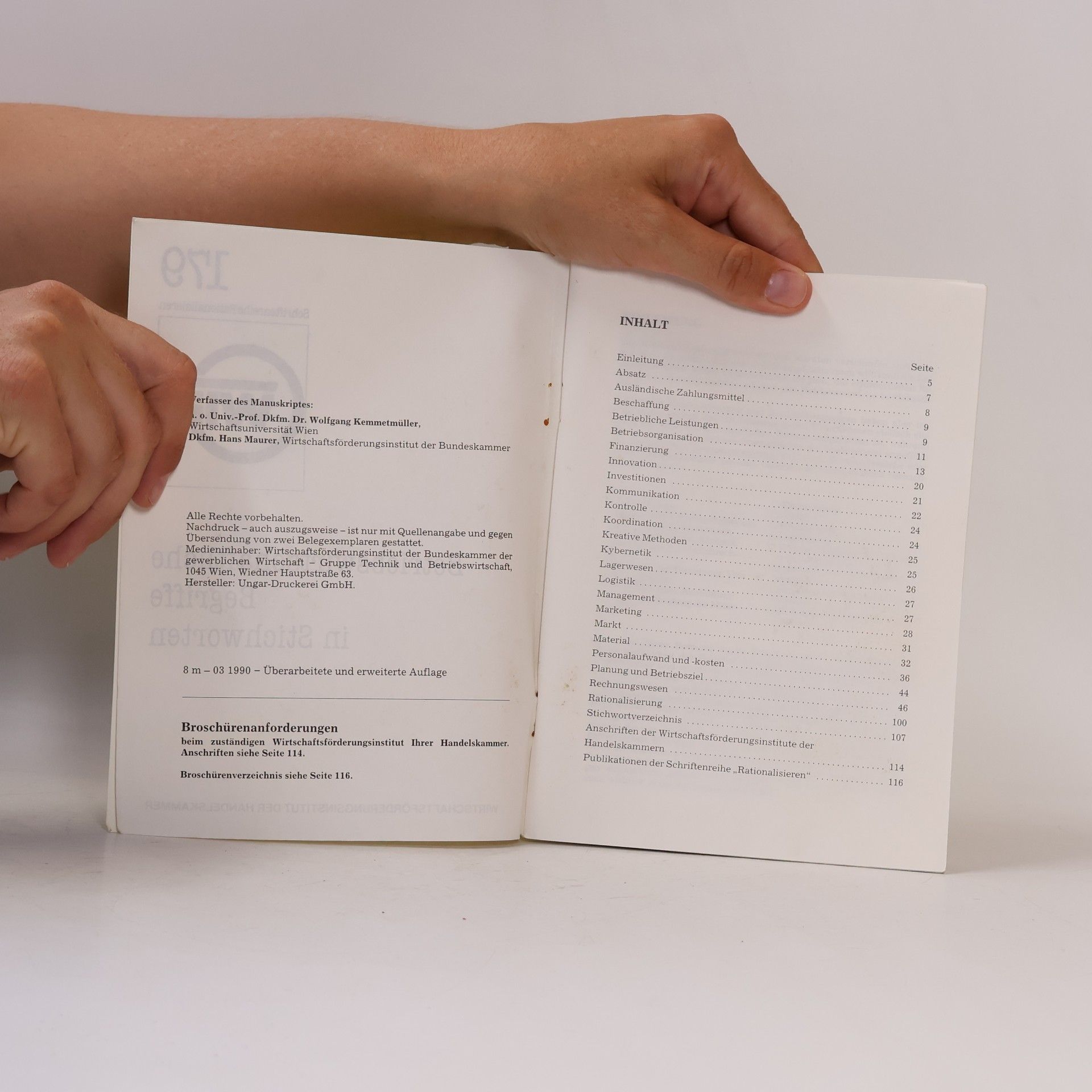 kolektiv Betriebswirtschaftliche Begriffe in Stichworten