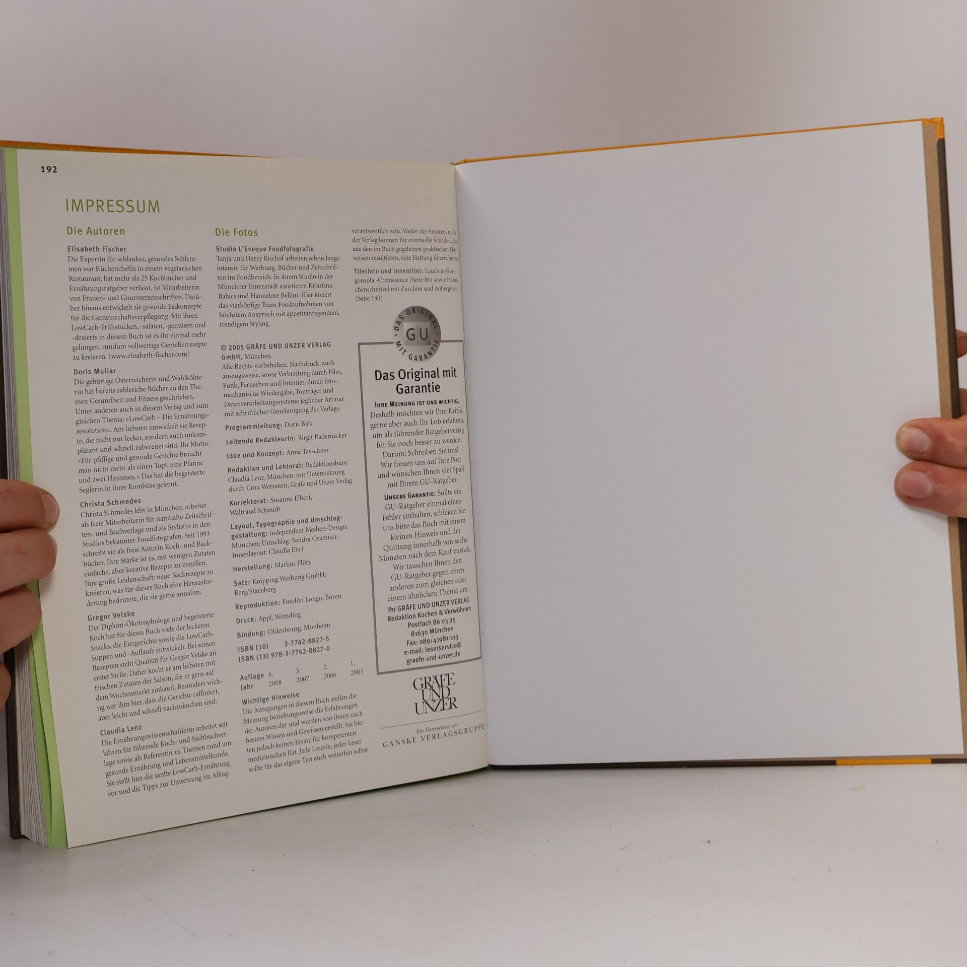 Elisabeth Fischer Low carb - das Kochbuch