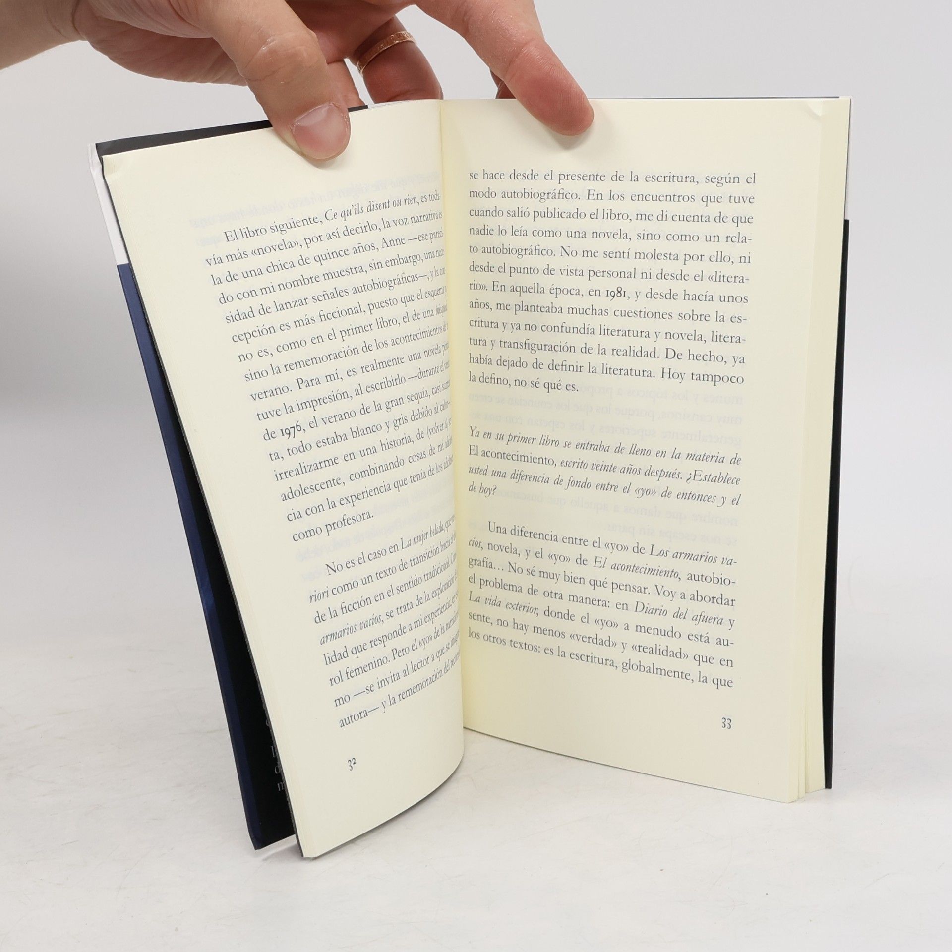 Annie Ernaux La escritura como un cuchillo