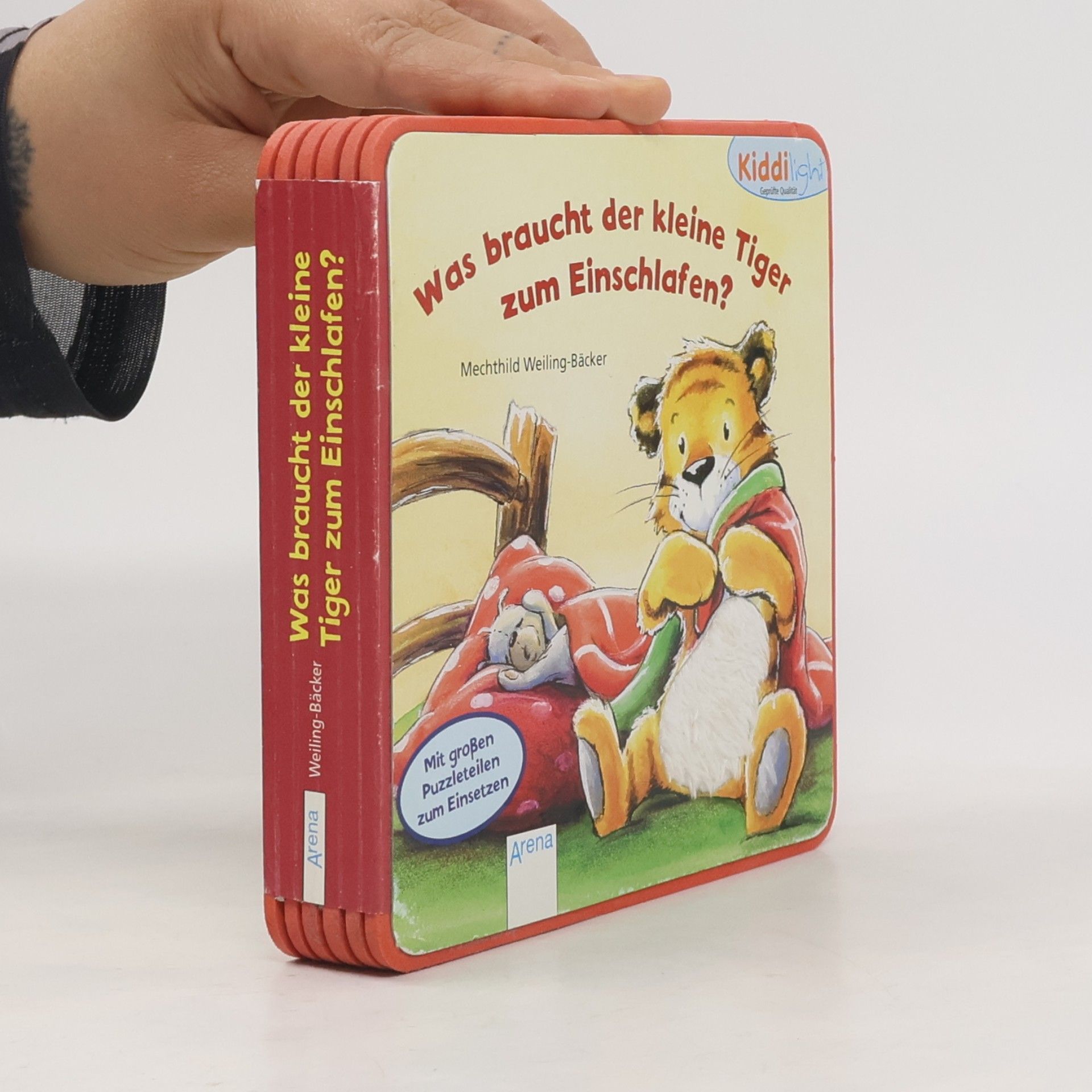 Was braucht der kleine Tiger zum Einschlafen? Mit großen Puzzleteilen zum Einsetzen
