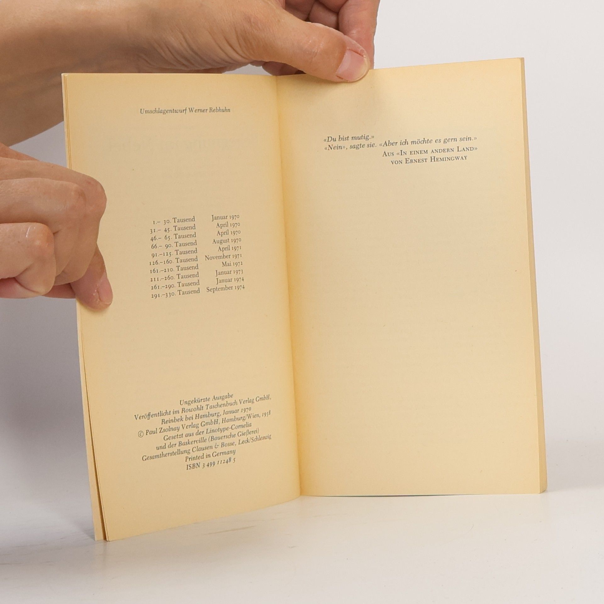 Johannes Mario Simmel Begegnung im Nebel