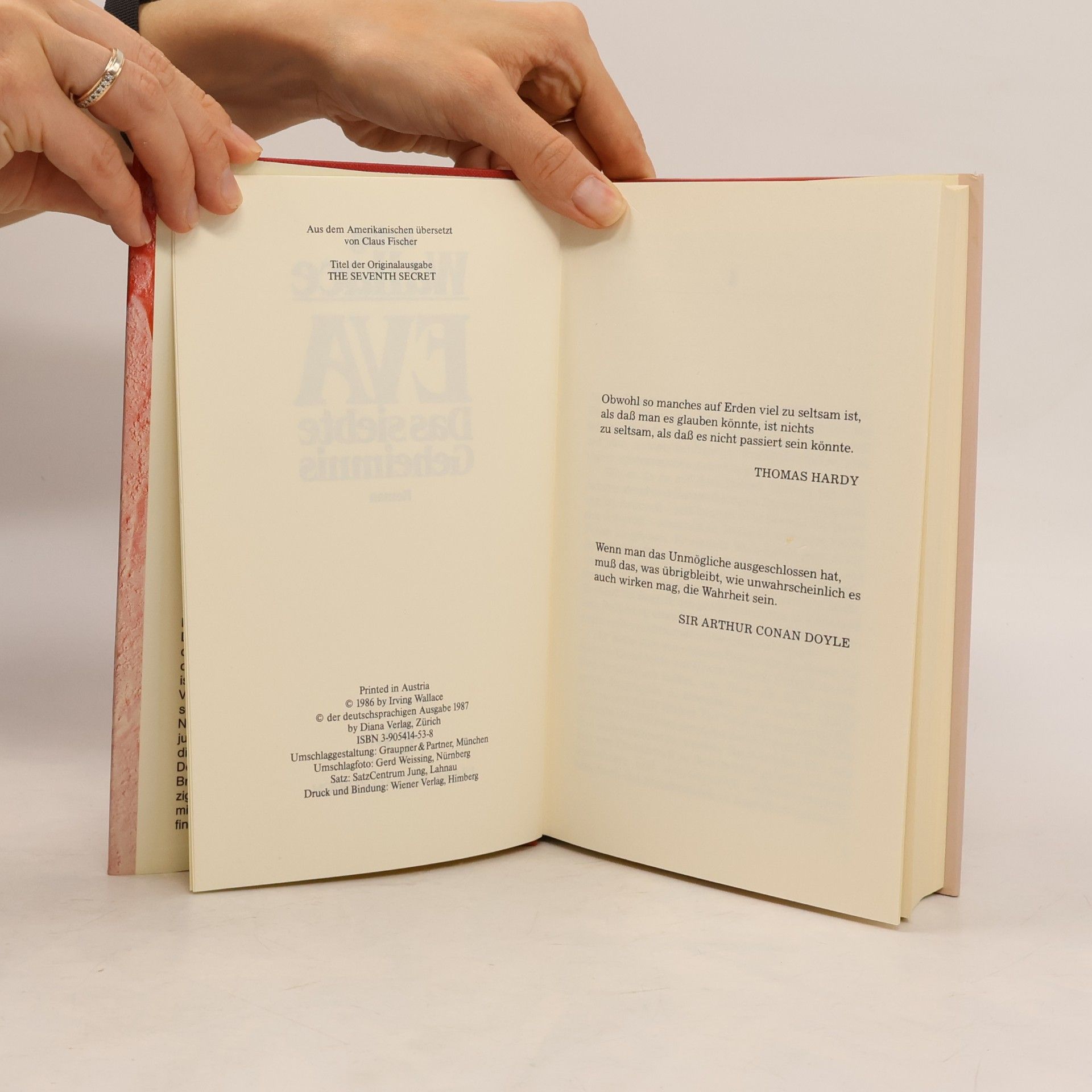 Irving Wallace Eva. Das siebte Geheimnis