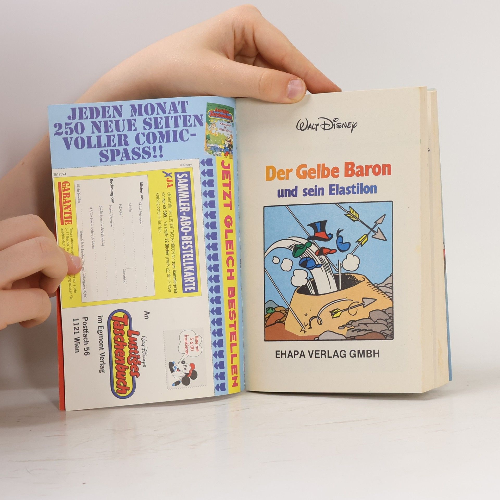 Walt Disney Lustiges Taschenbuch 193. Der Gelbe Baron und sein Elastilon
