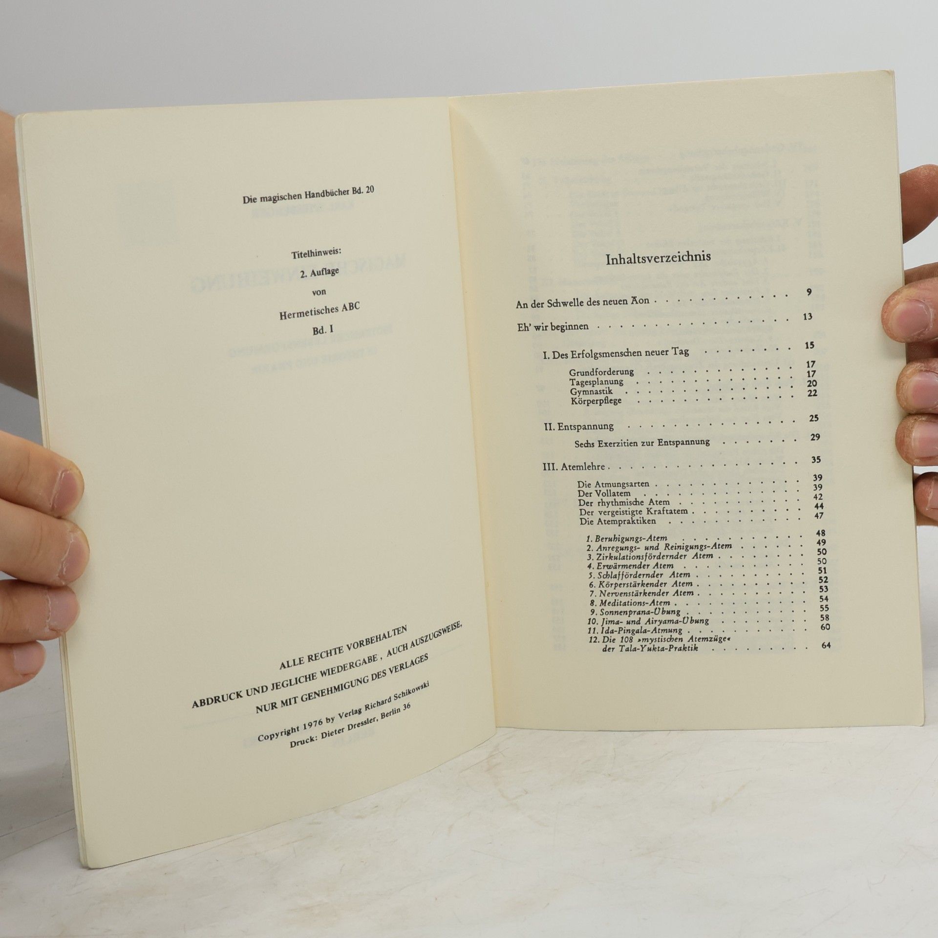 Various authors Magische Einweihung