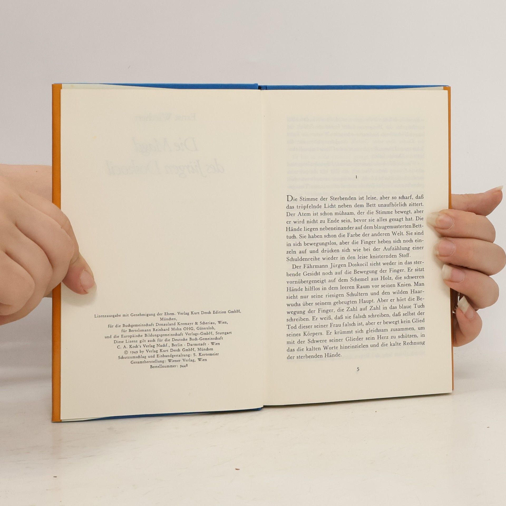Ernst Wiechert Die Magd des Jürgen Doskocil