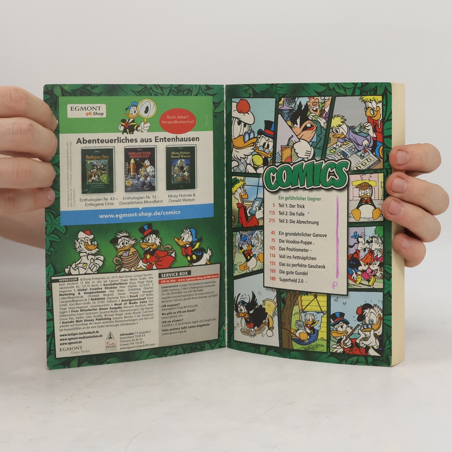 Walt Disney Lustiges Taschenbuch: Ein gefährlicher Gegner