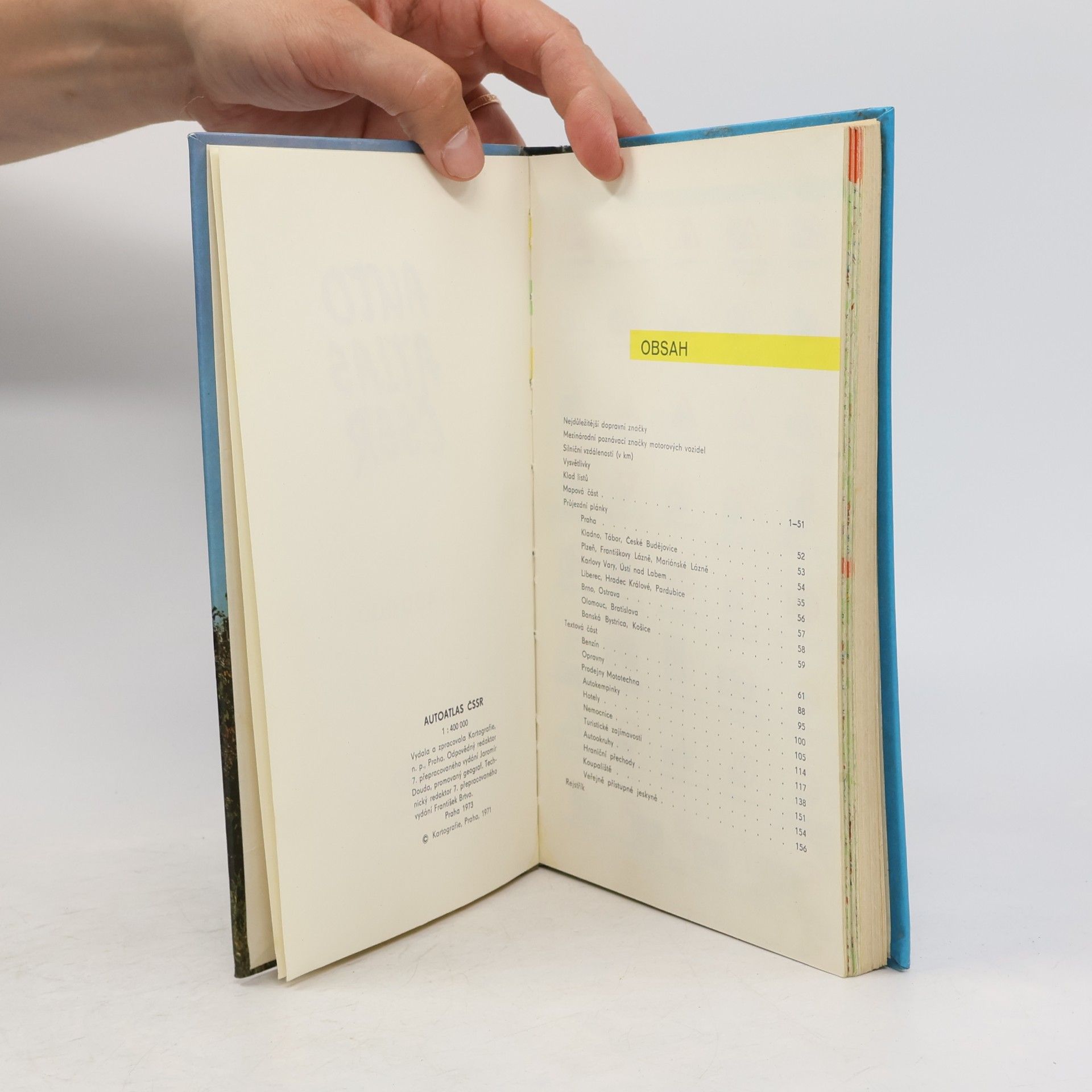 Collectif d'auteurs Auto atlas ČSSR