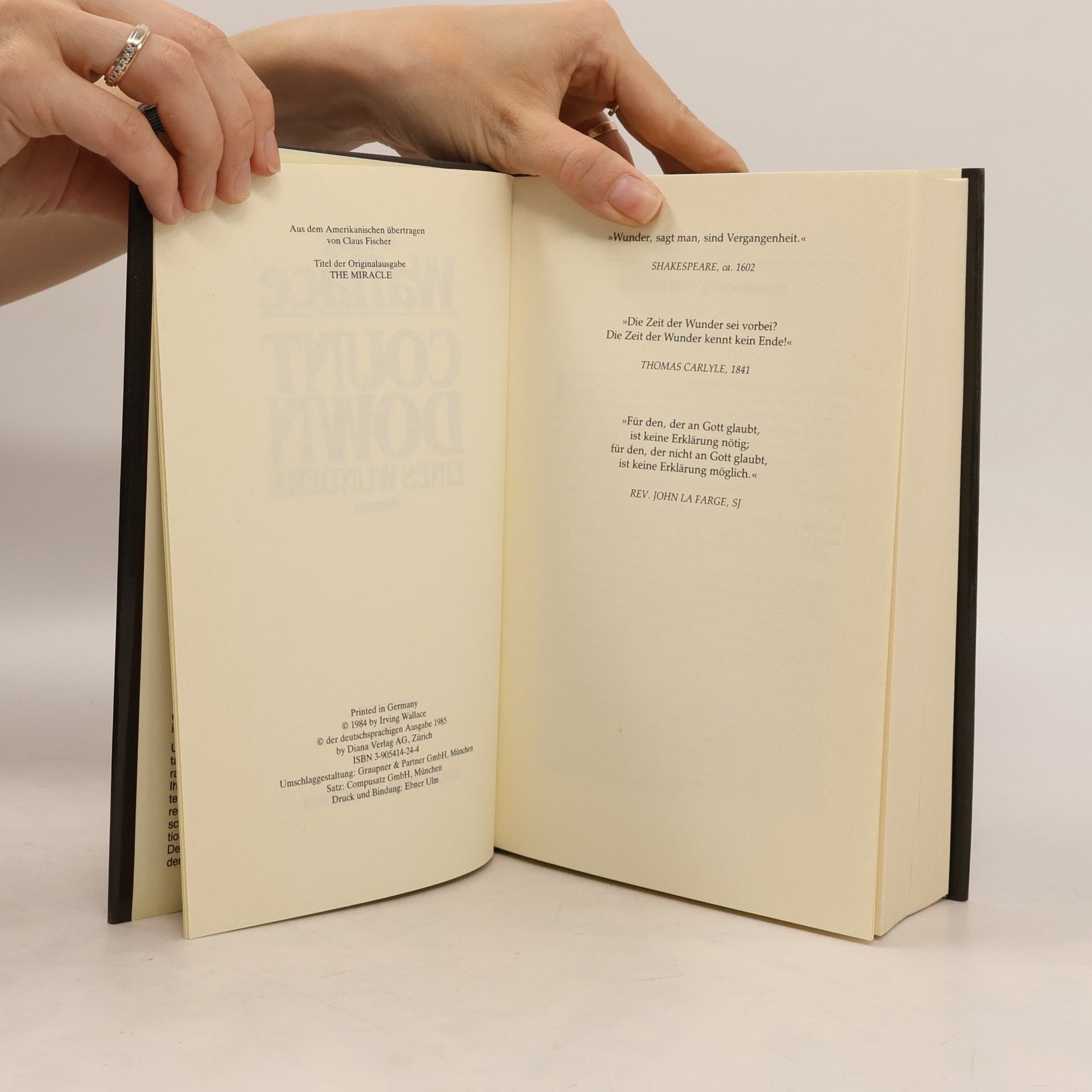 Irving Wallace Count Down eines Wunders