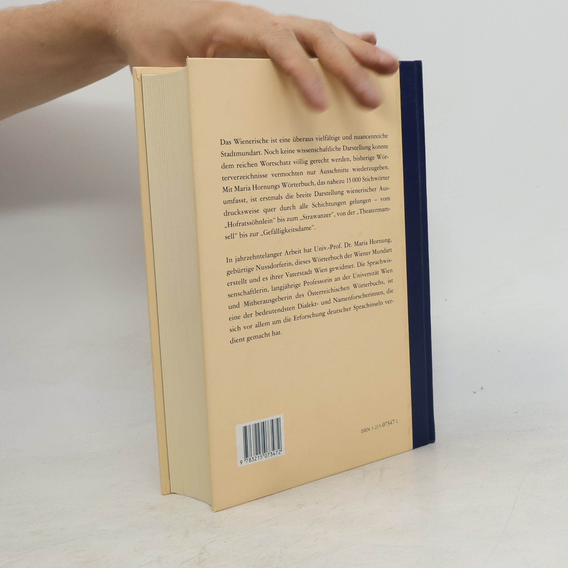 Maria Hornung Wörterbuch der Wiener Mundart