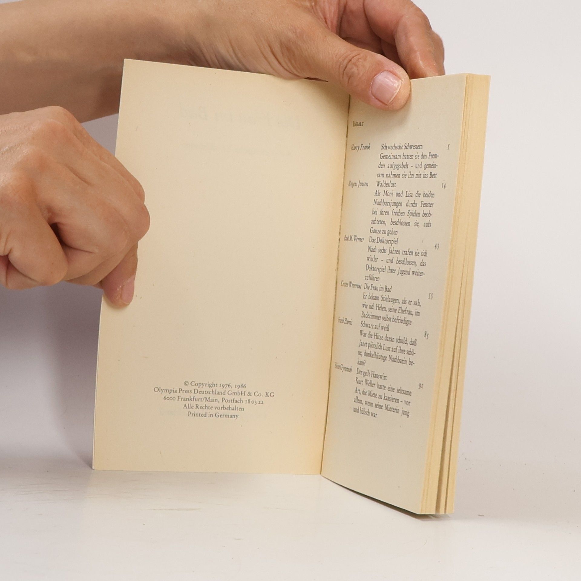 Various authors Die Frau im Bad