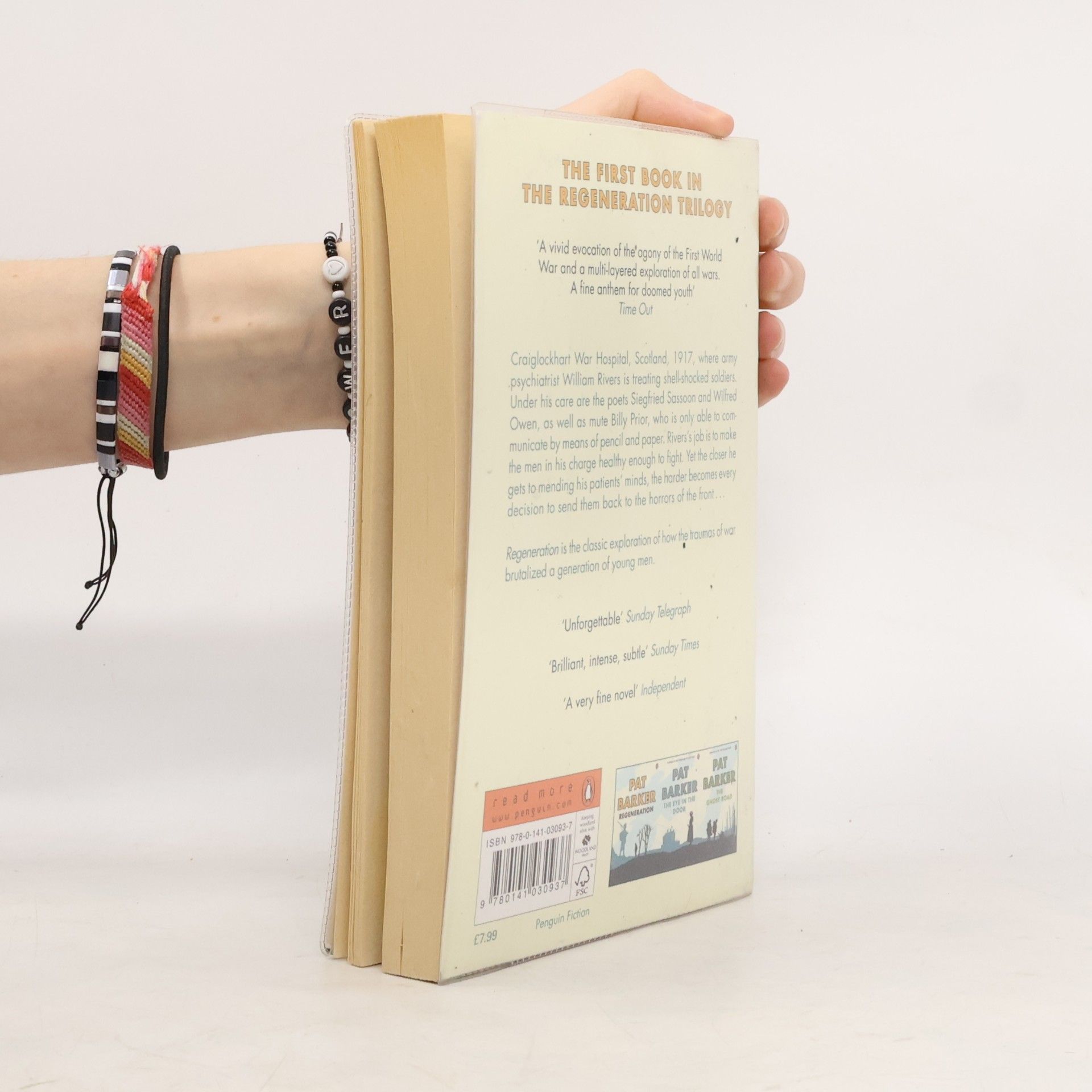 Pat Barker Regeneration. Niemandsland, englische Ausgabe