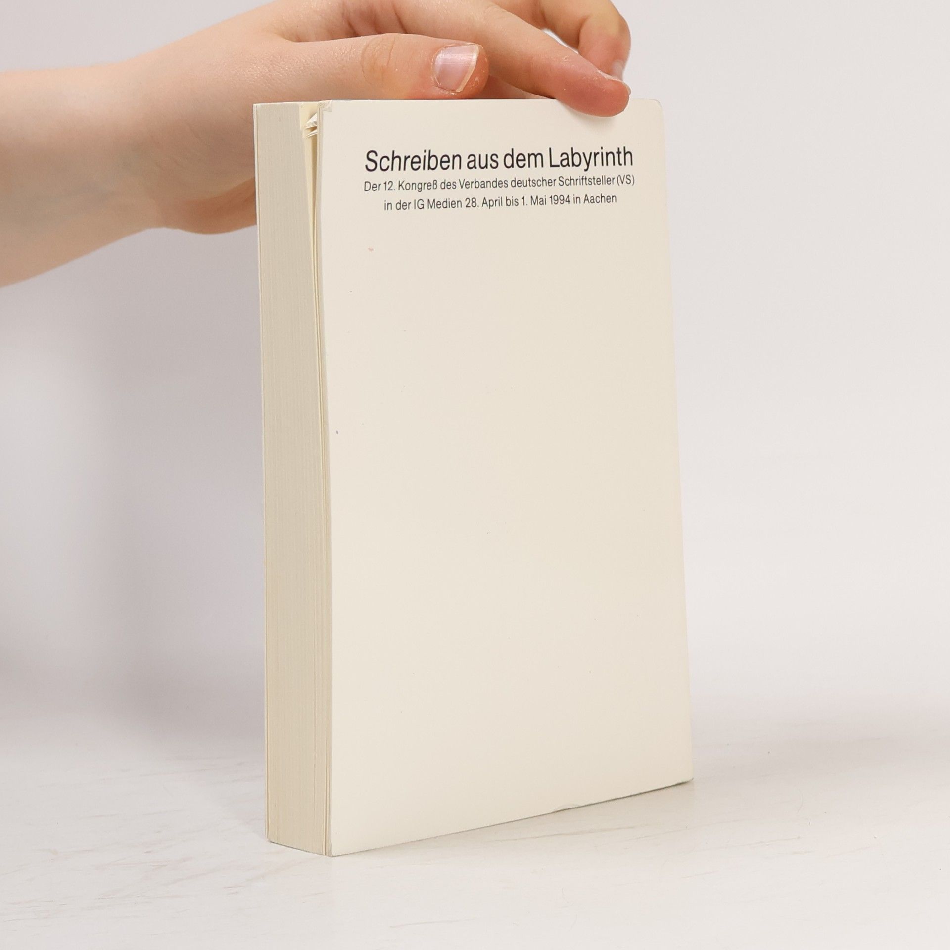 Various authors Schreiben aus dem Labyrinth