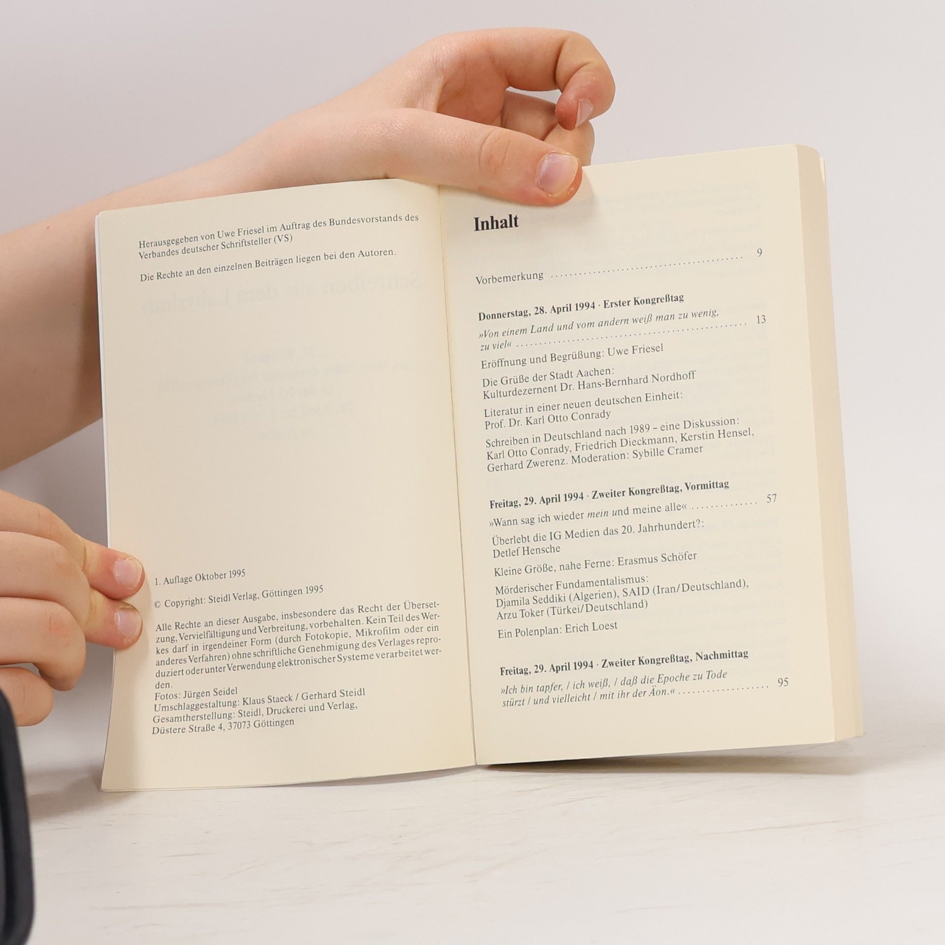 Various authors Schreiben aus dem Labyrinth