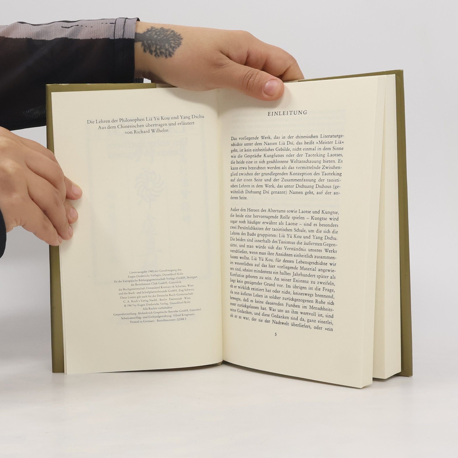 Kolektiv autorů Liä Dsi. Das wahre Buch vom quellenden Urgrund