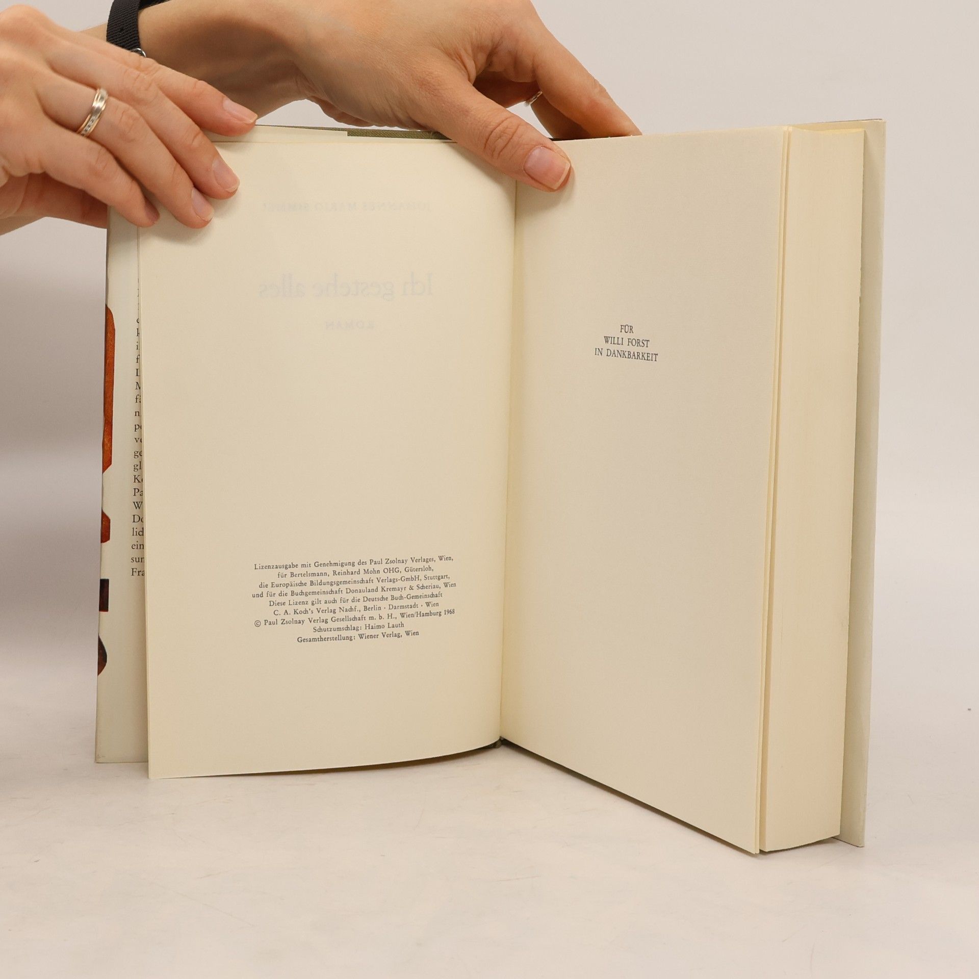 J. M. Simmel Ich Gestehe Alles