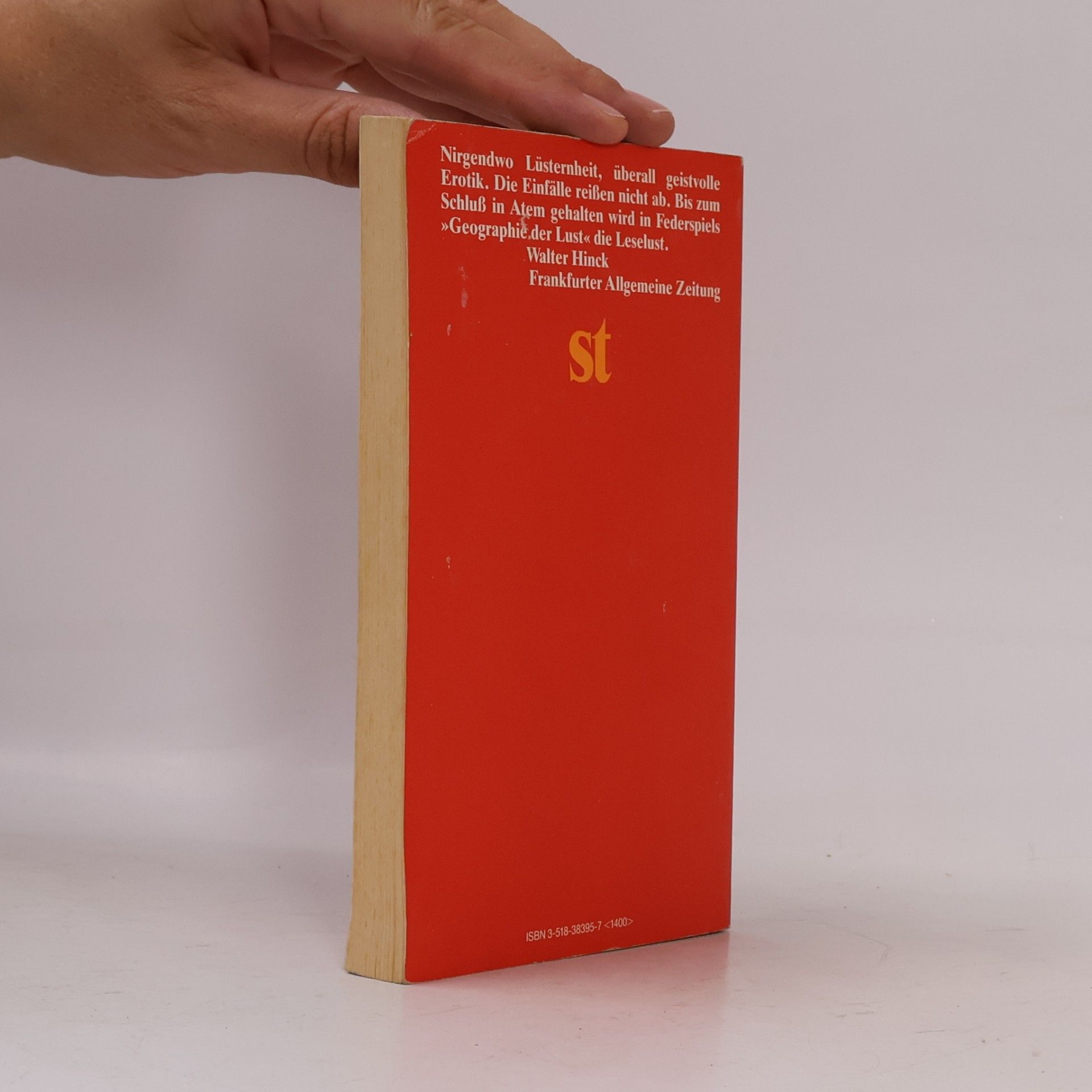 Jürg Federspiel Geographie der Lust