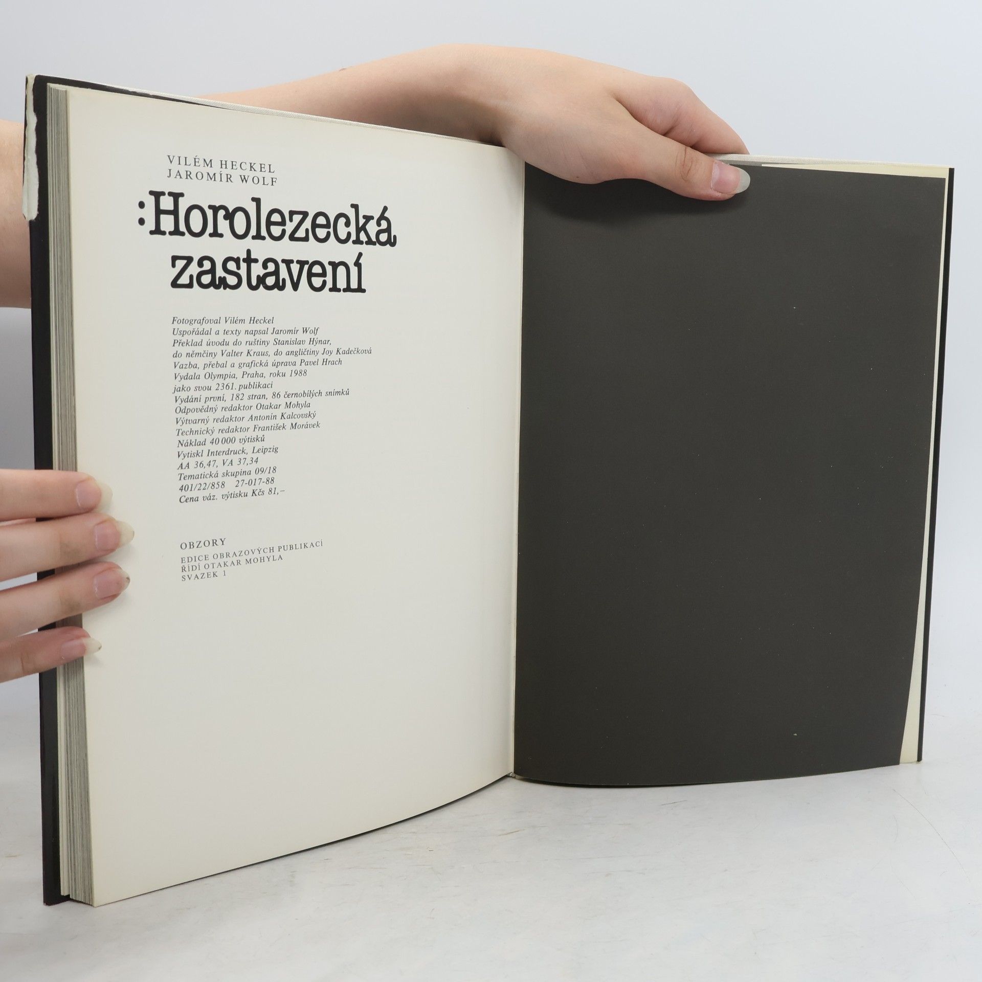 Vilém Heckel Horolezecká zastavení