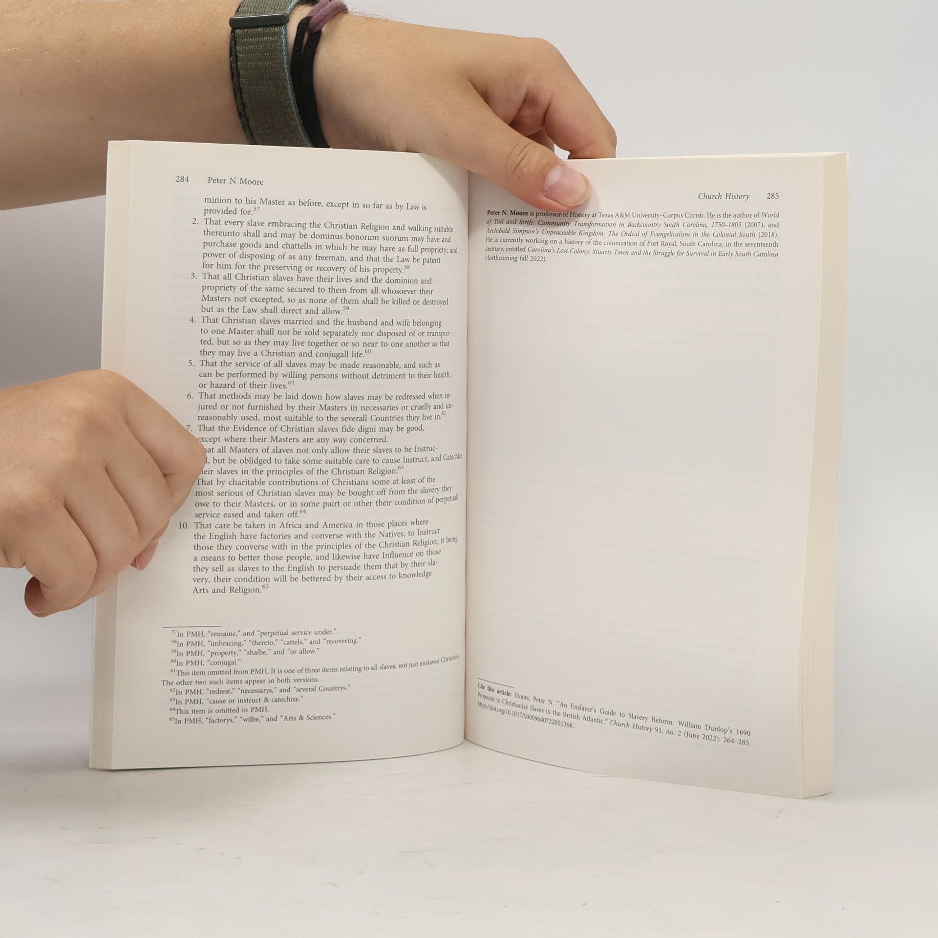 Autorenkollektiv Church History. Studies in Christianity and Culture. June 2022