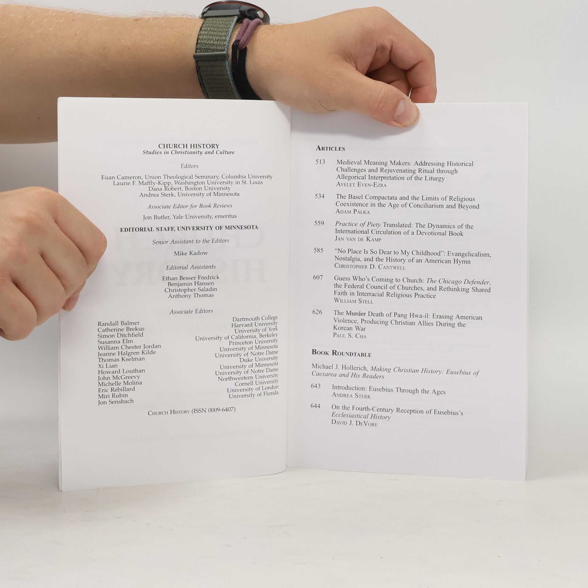 Autorenkollektiv Church History. Studies in Christianity and Culture. September 2023