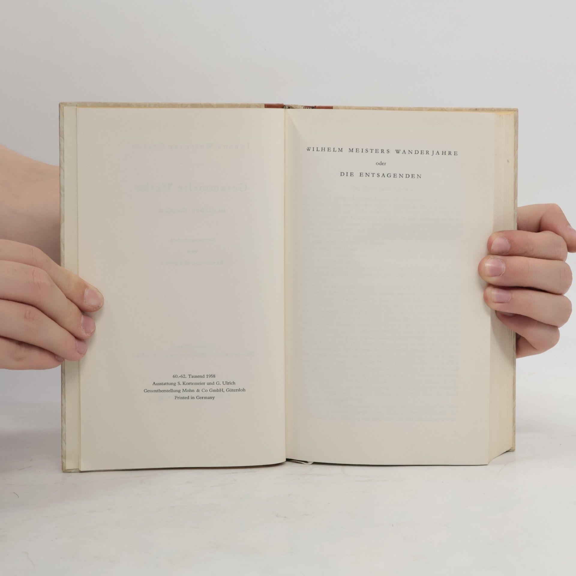 Johann Wolfgang von Goethe Gesammelte Werke in sieben Bänden 5