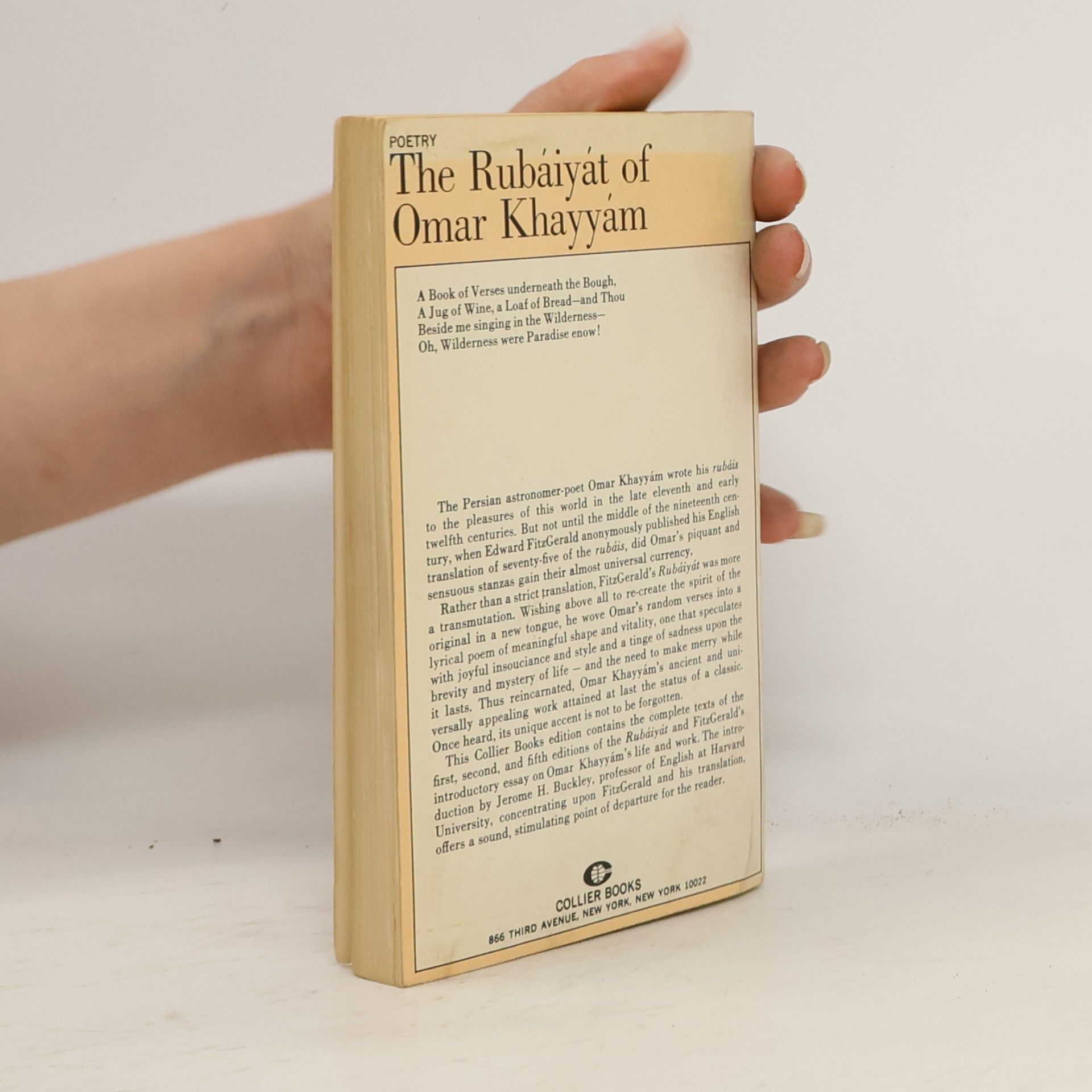Edward FitzGerald The Rubáiyát of Omar Khayyám