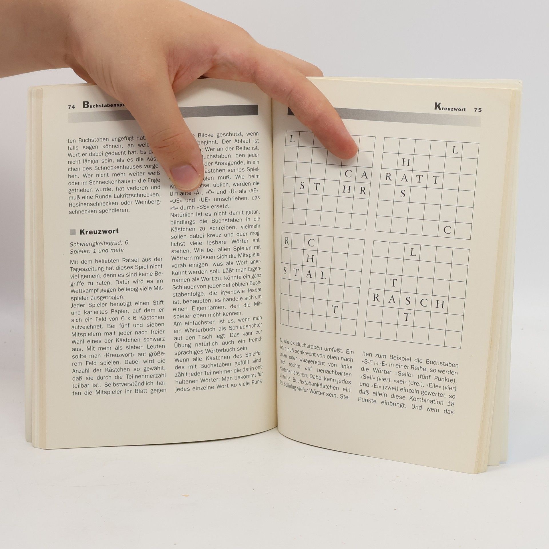 Karl Heinz Koch Spiele mit Papier und Bleistift