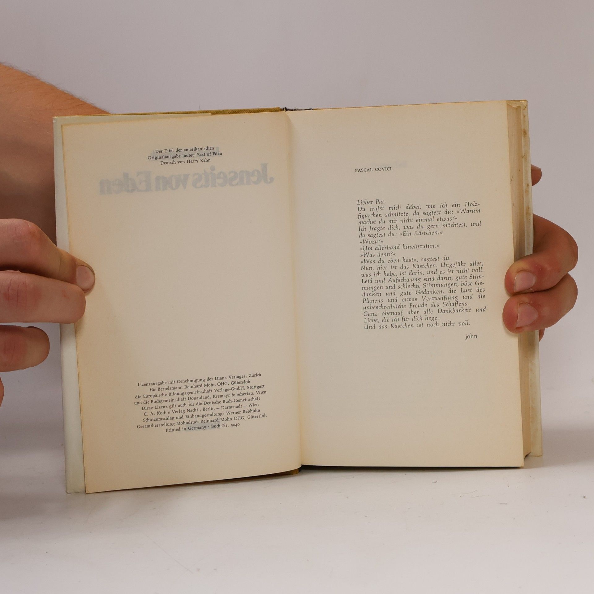 John Steinbeck Jenseits von Eden