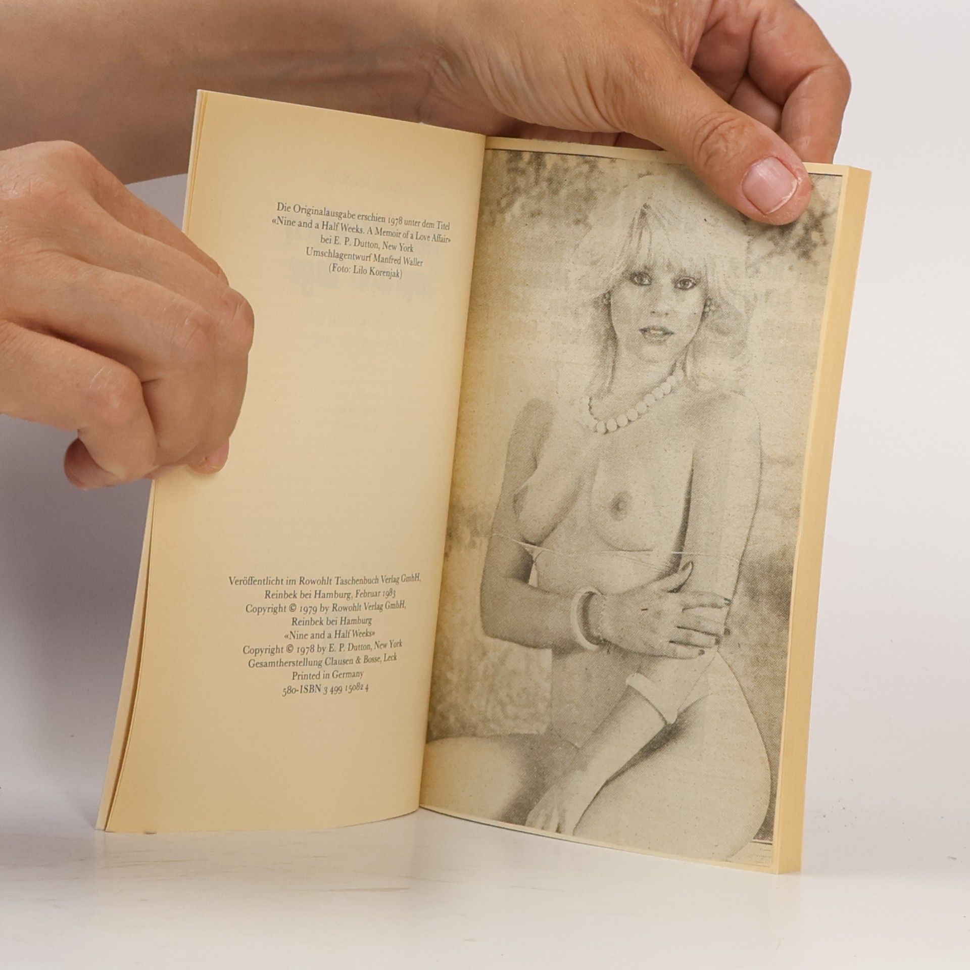 Elizabeth McNeill Neun Wochen und drei Tage. Erinnerungen an e. Liebeserfahrung