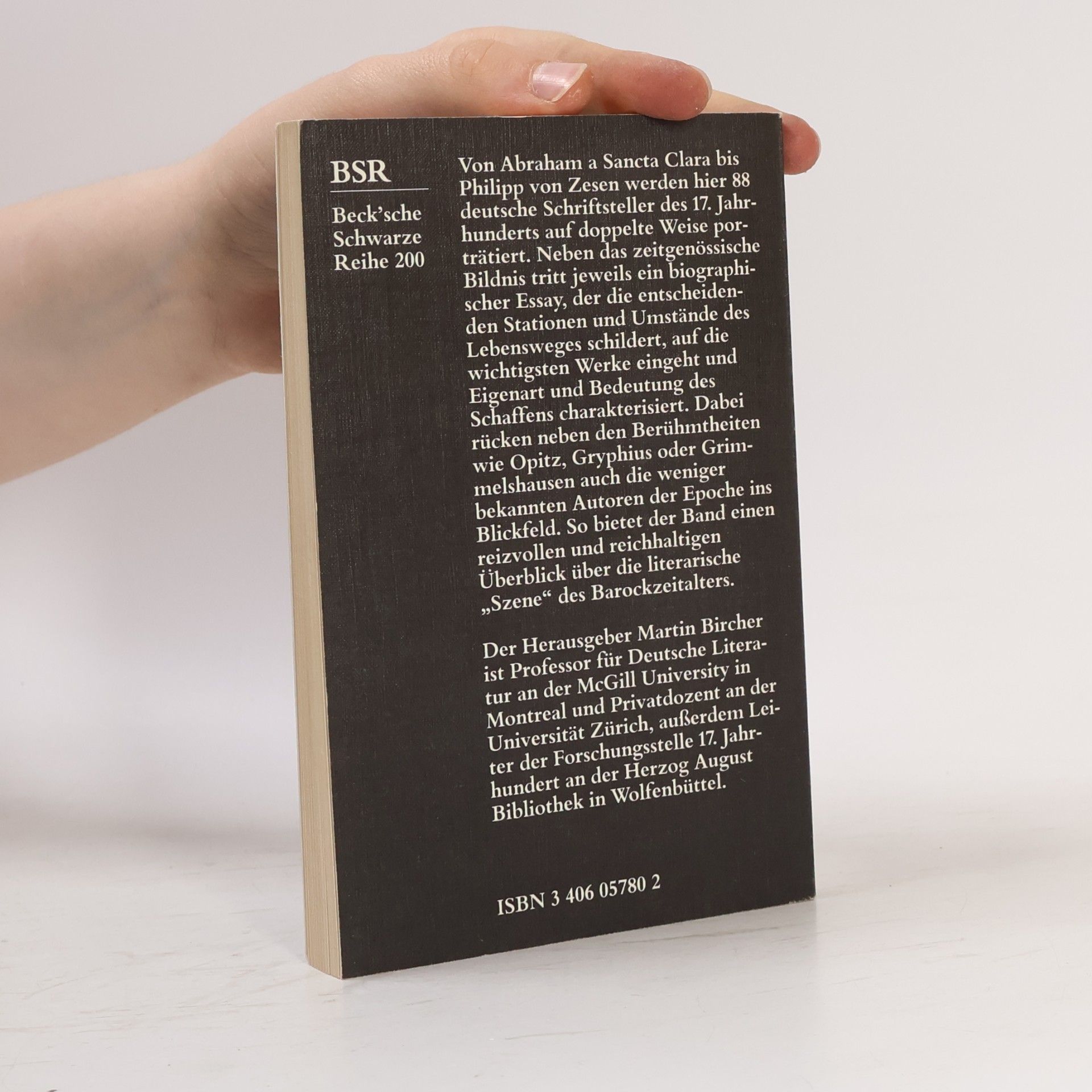 Martin Bircher Beck'sche Schwarze Reihe - 200: Deutsche Schriftsteller im Porträt