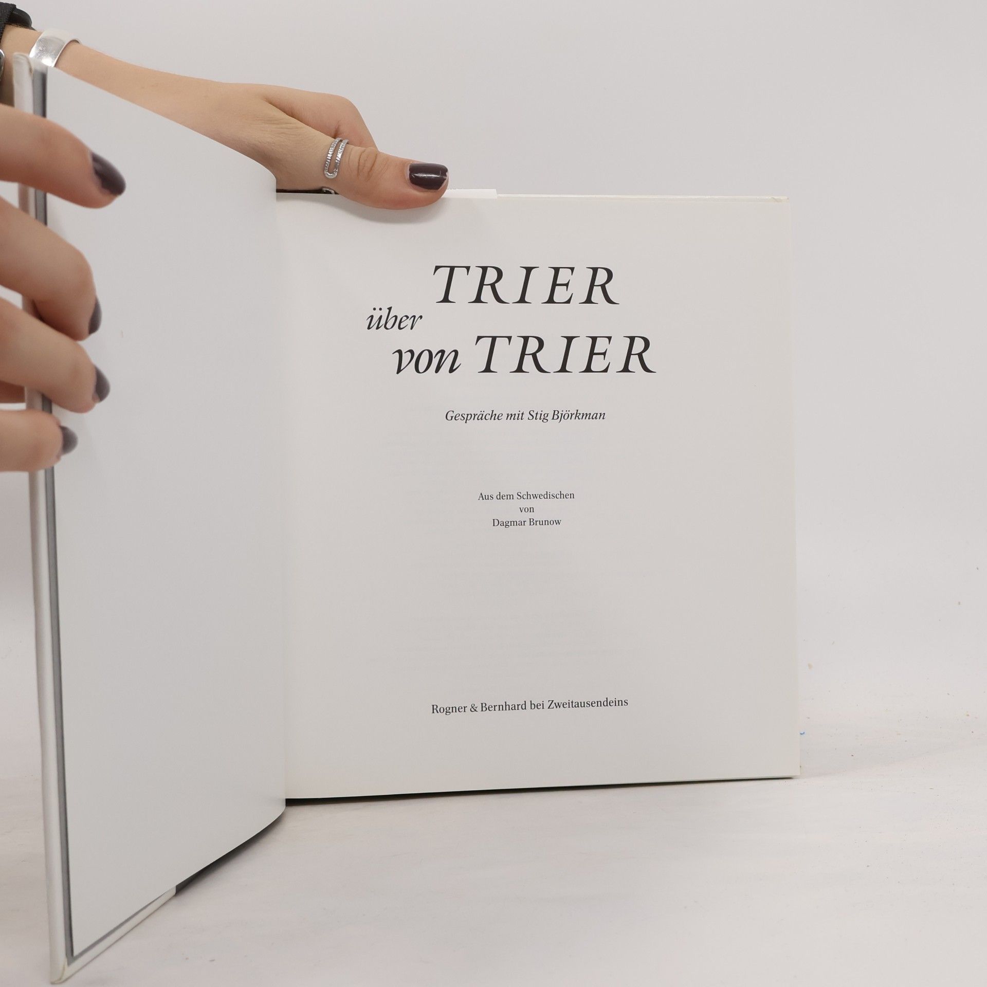 Lars von Trier Trier über von Trier