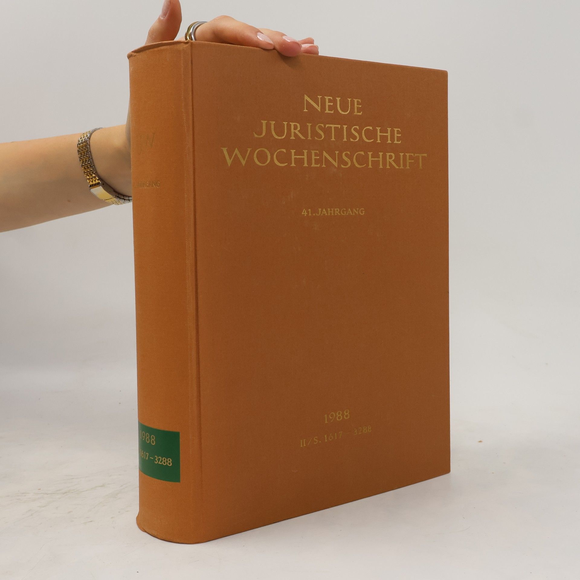 Kolektiv autorů Neue juristische Wochenschrift 1988. II/S. 1617-3288
