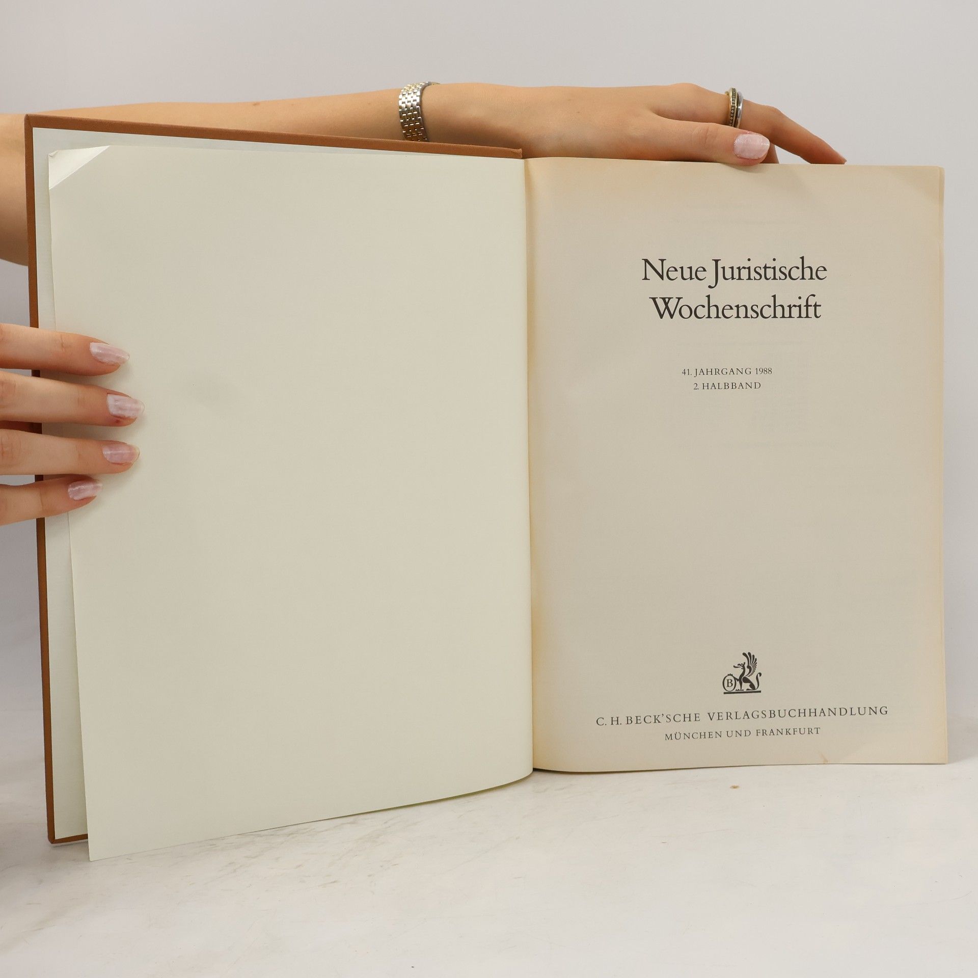 Kolektiv autorů Neue juristische Wochenschrift 1988. II/S. 1617-3288