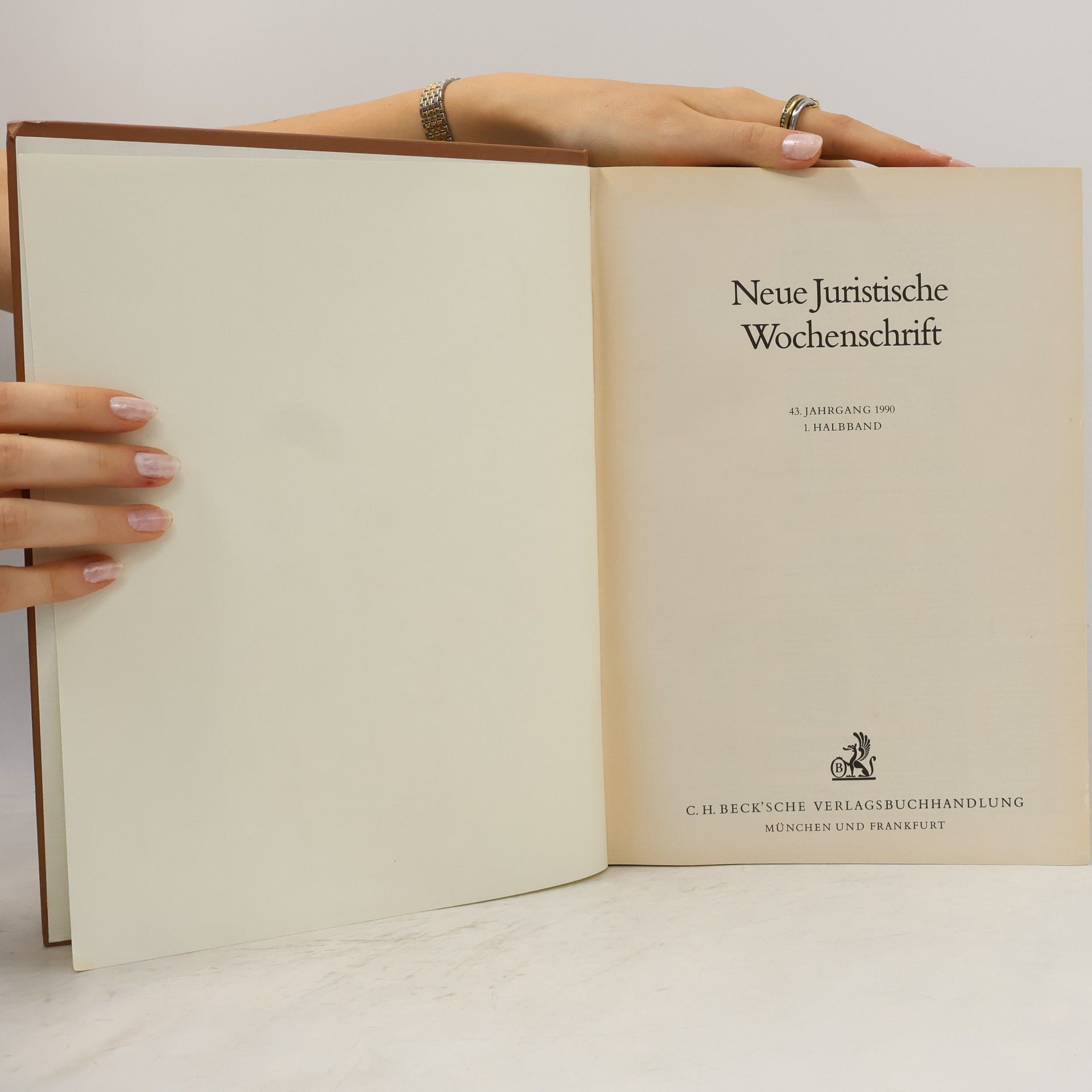 Autorenkollektiv Neue juristische Wochenschrift 1990