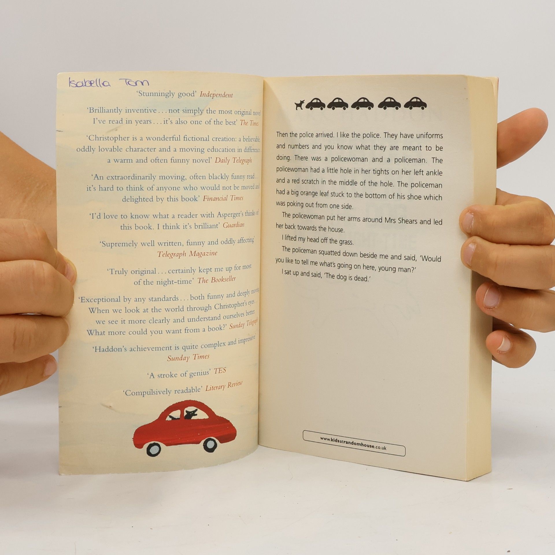 Mark Haddon The curious incident of the dog in the night-time