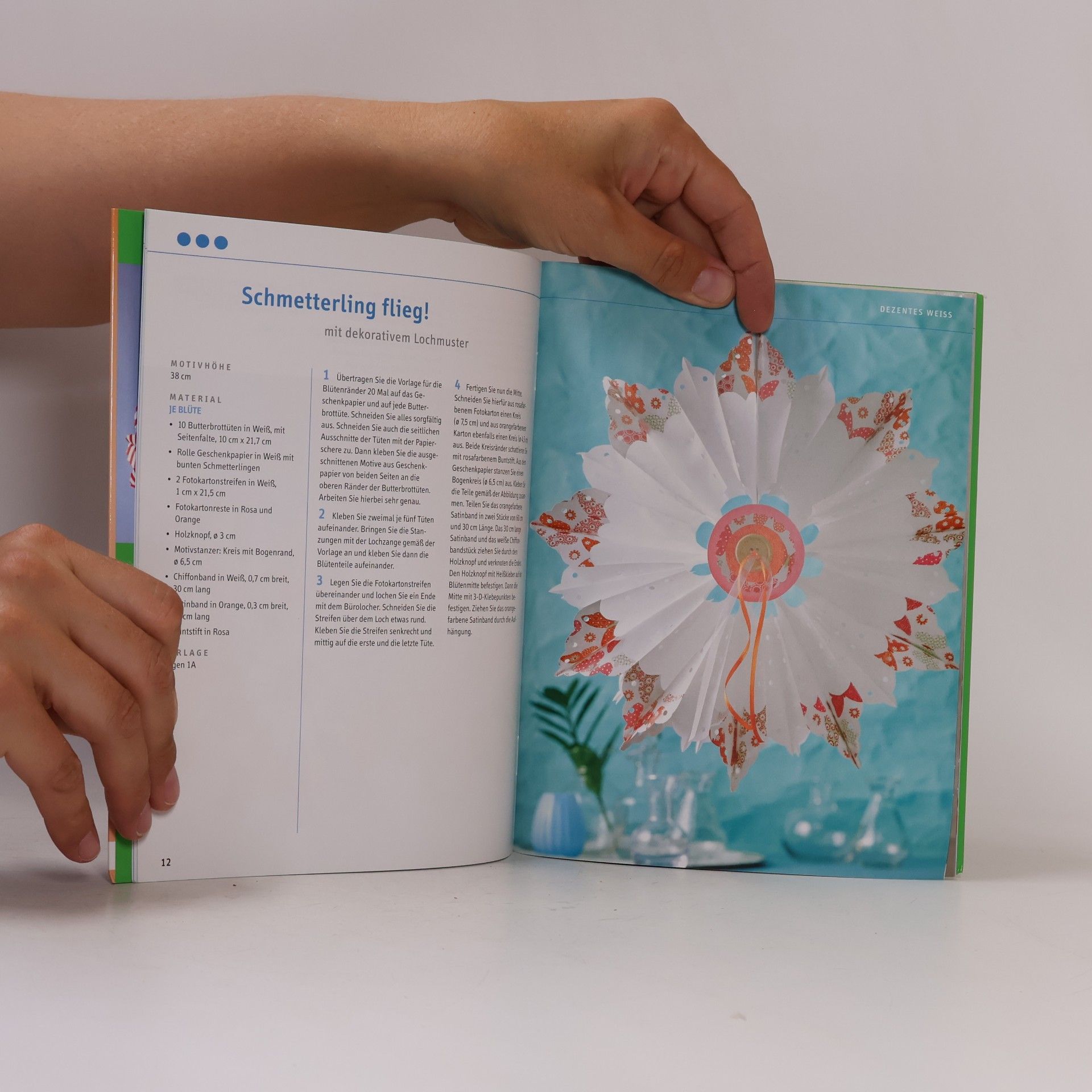 Gudrun Schmitt kreativ.kompakt.: Bunte Butterbrottüten-Blüten
