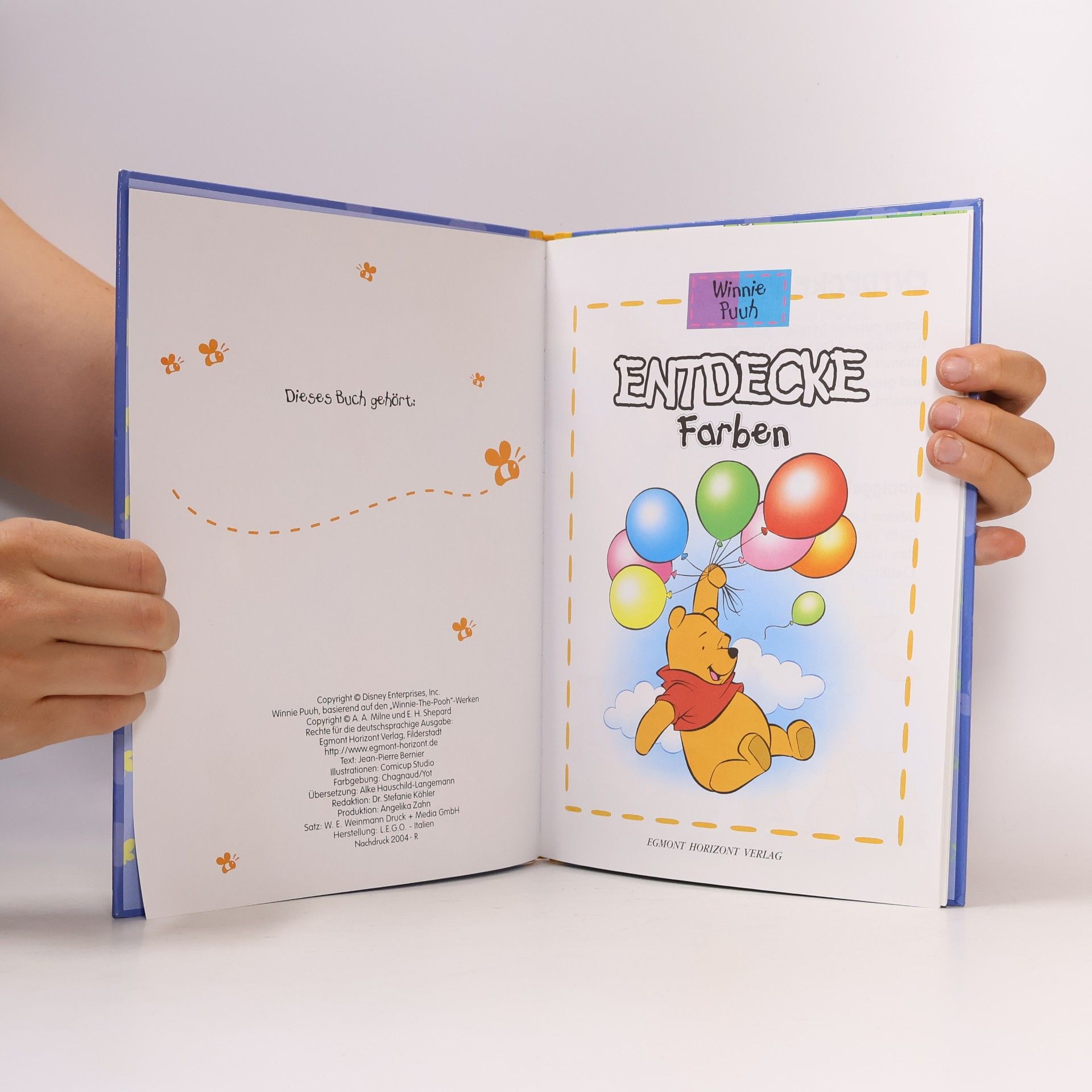 Collectif d'auteurs Winnie Puuh. Entdecke Farben