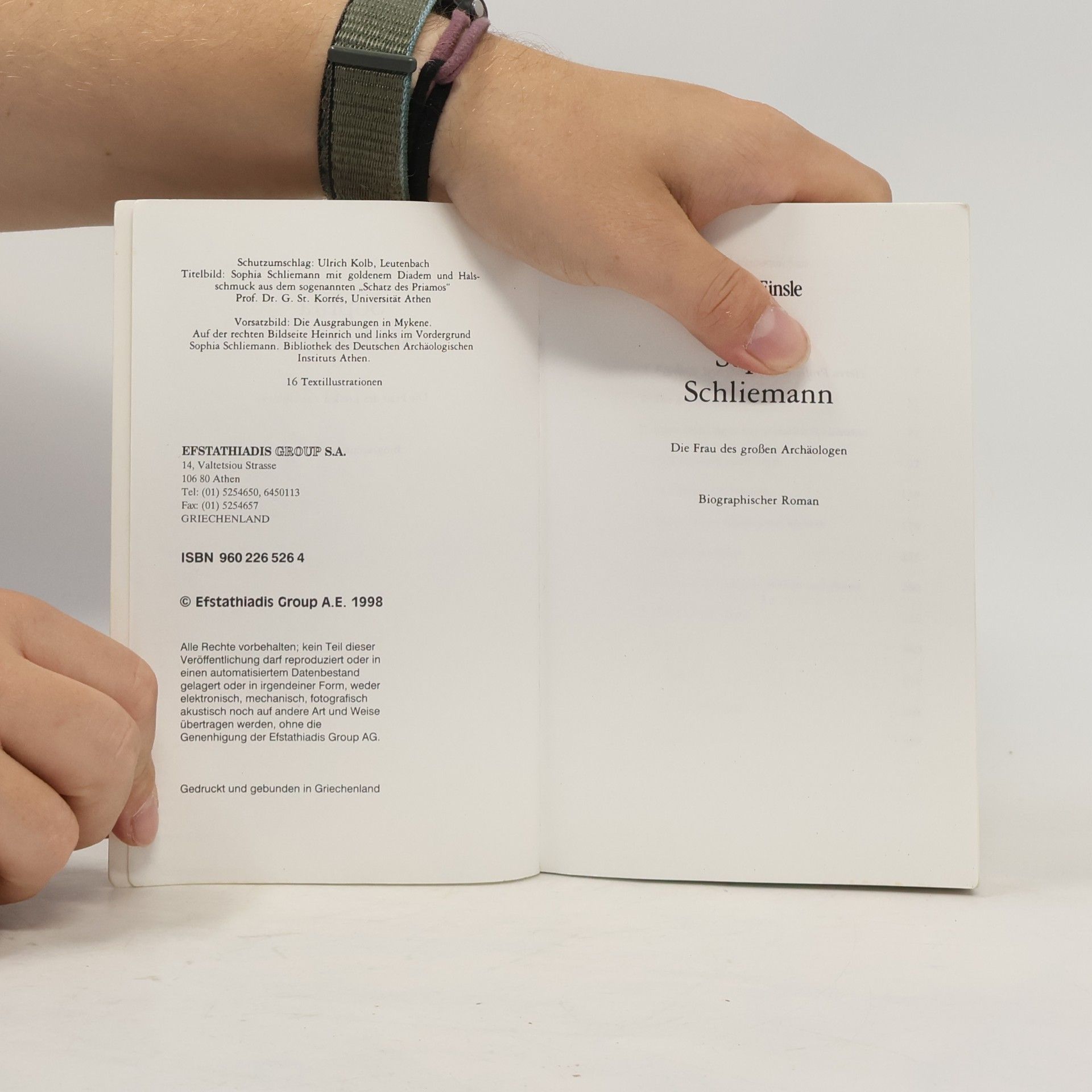 Hans Einsle Sophia Schliemann - Die Frau des großen Archäologen - Biographischer Roman