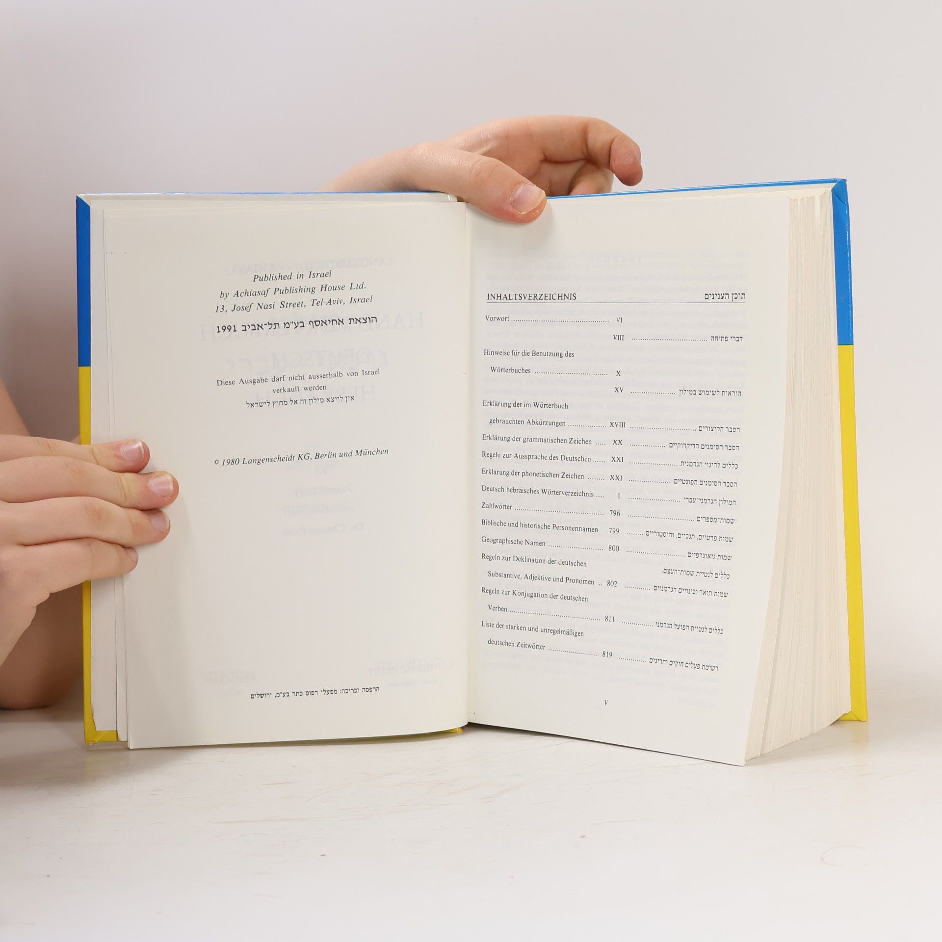 Yaʿaḳov Lavi Langenscheidts Taschenwörterbuch Deutsch Hebräisch