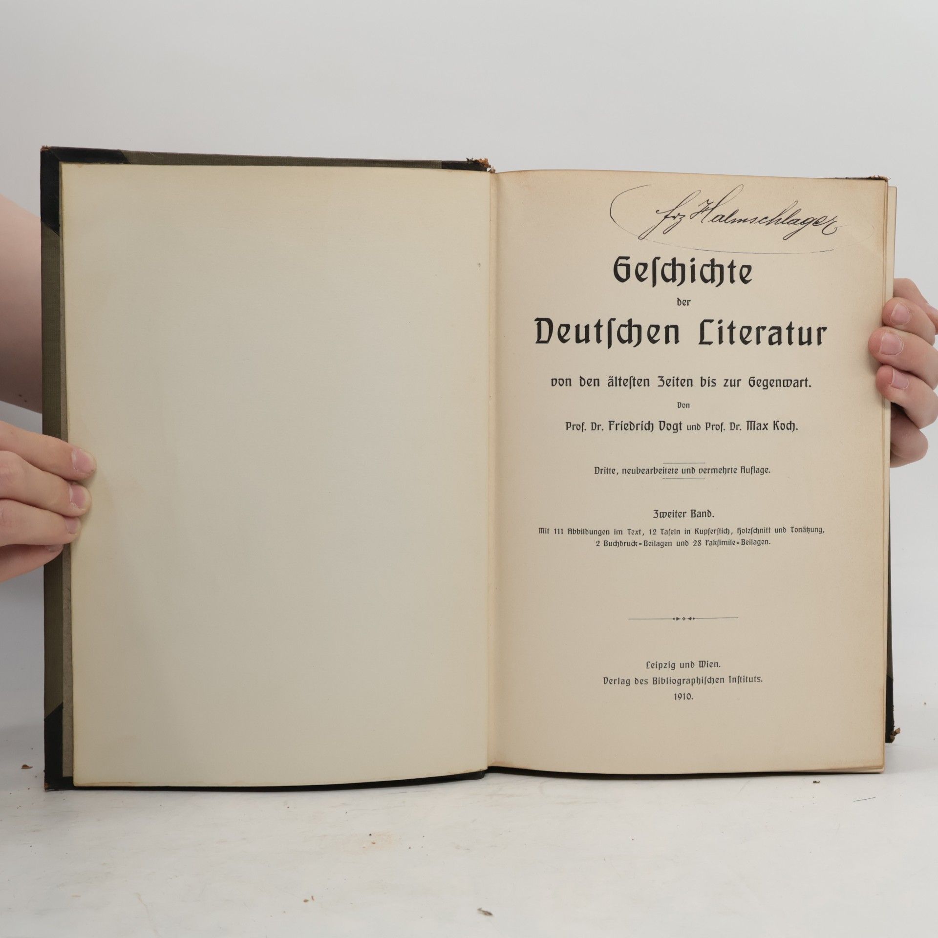 Mах Коch Geschichte Der Deutschen Literatur. Zweiter Band.