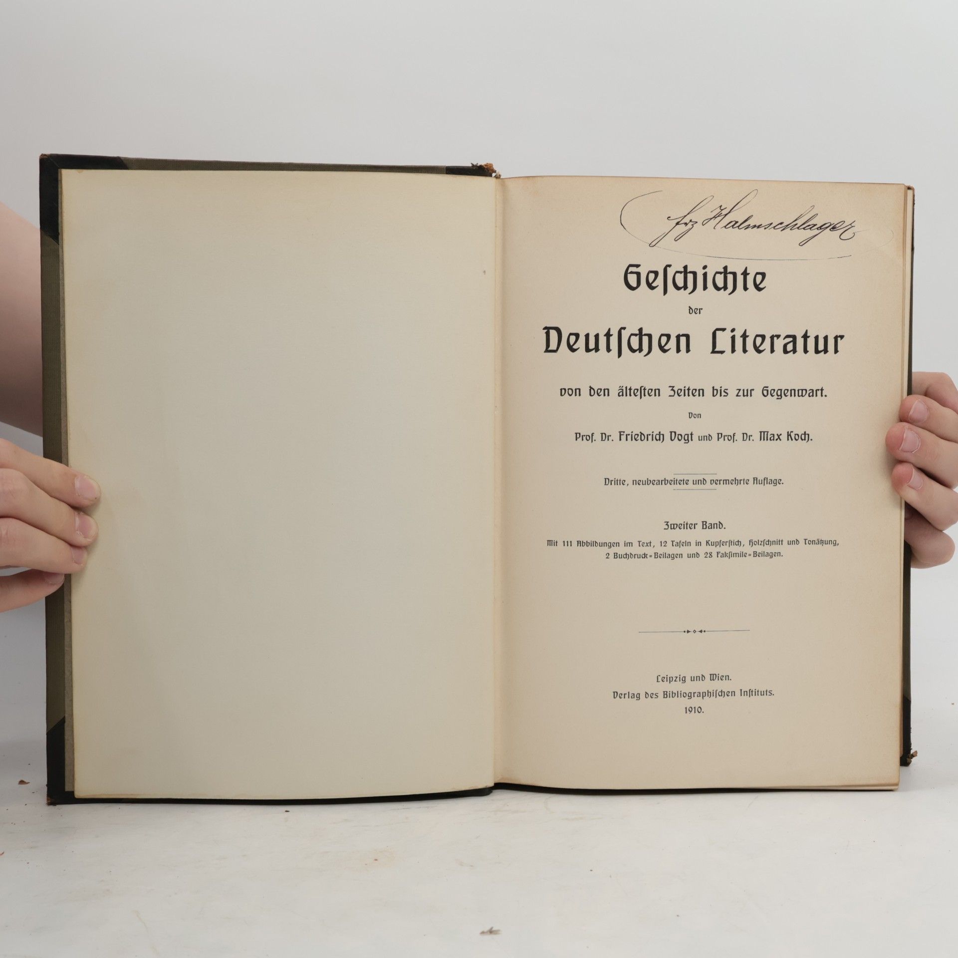 Mах Коch Geschichte Der Deutschen Literatur. Zweiter Band.
