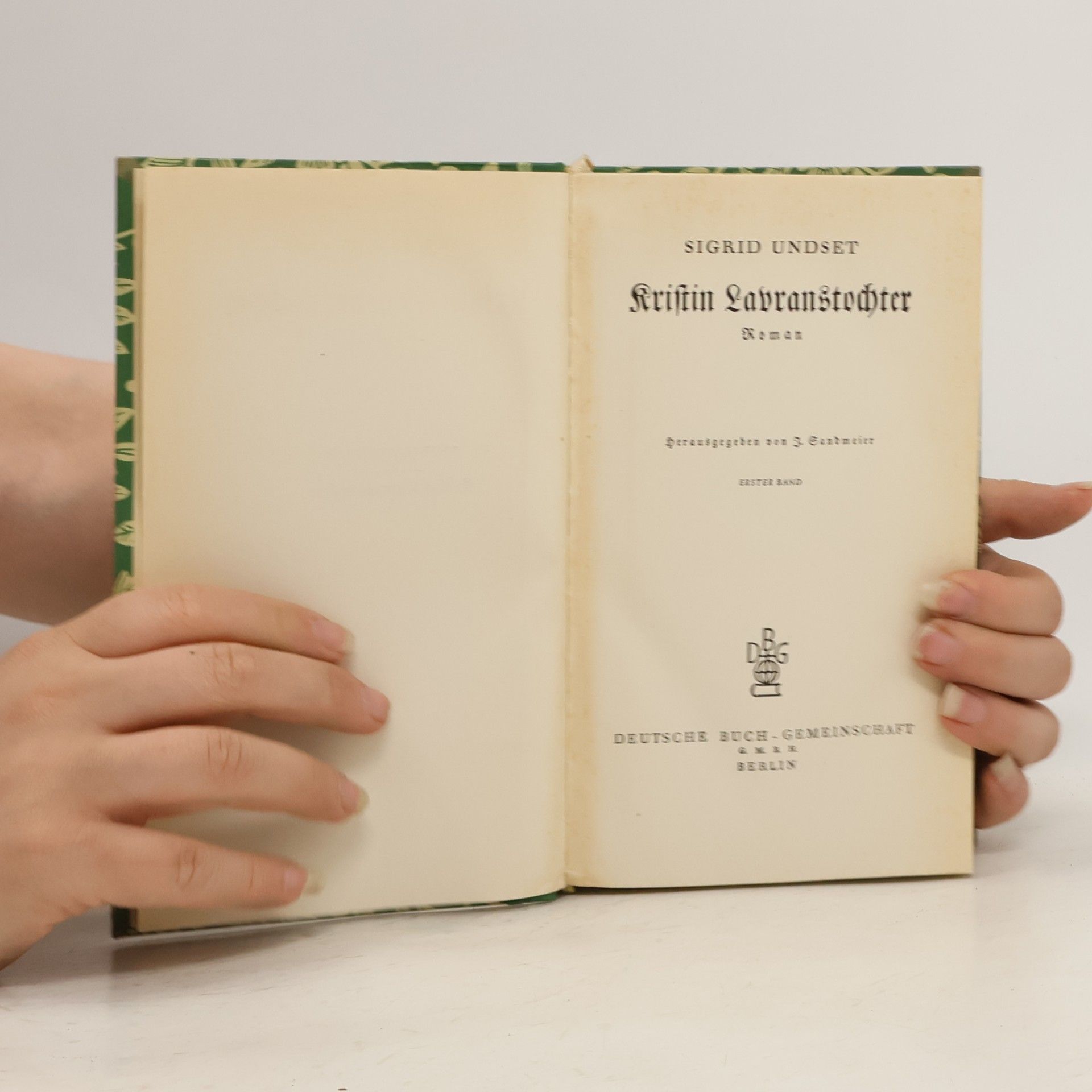 Sigrid Undset Kristin Lavranstochter 1