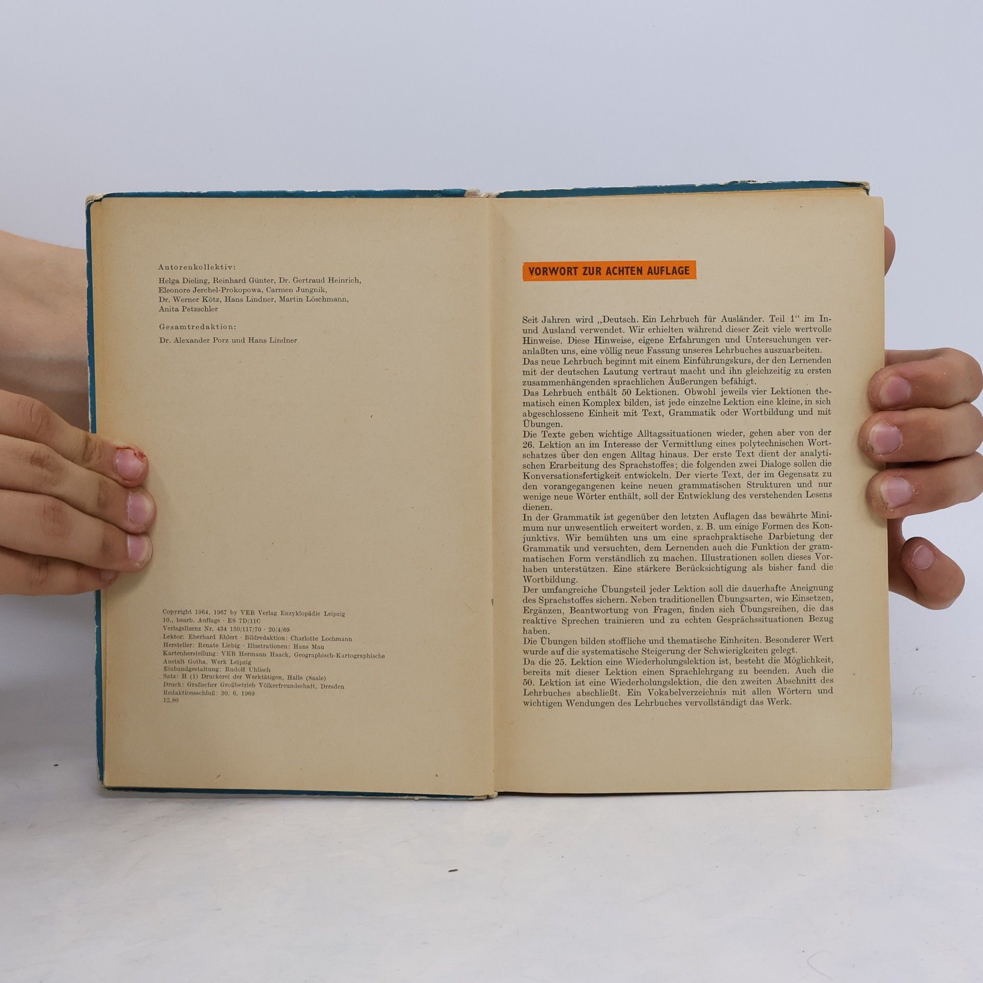 Autores varios Deutsch. Ein Lehrbuch für Ausländer. Schlüssel 1