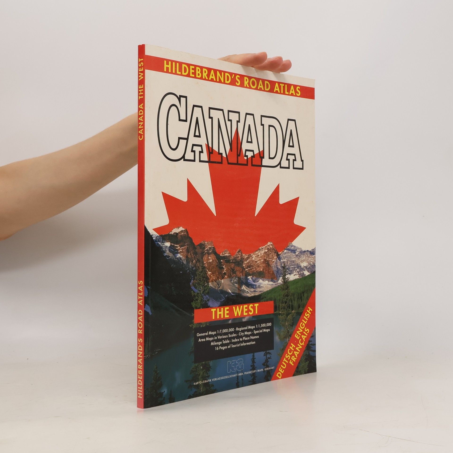 Kolektiv autorů Hildebrand's Road Atlas Canada the West