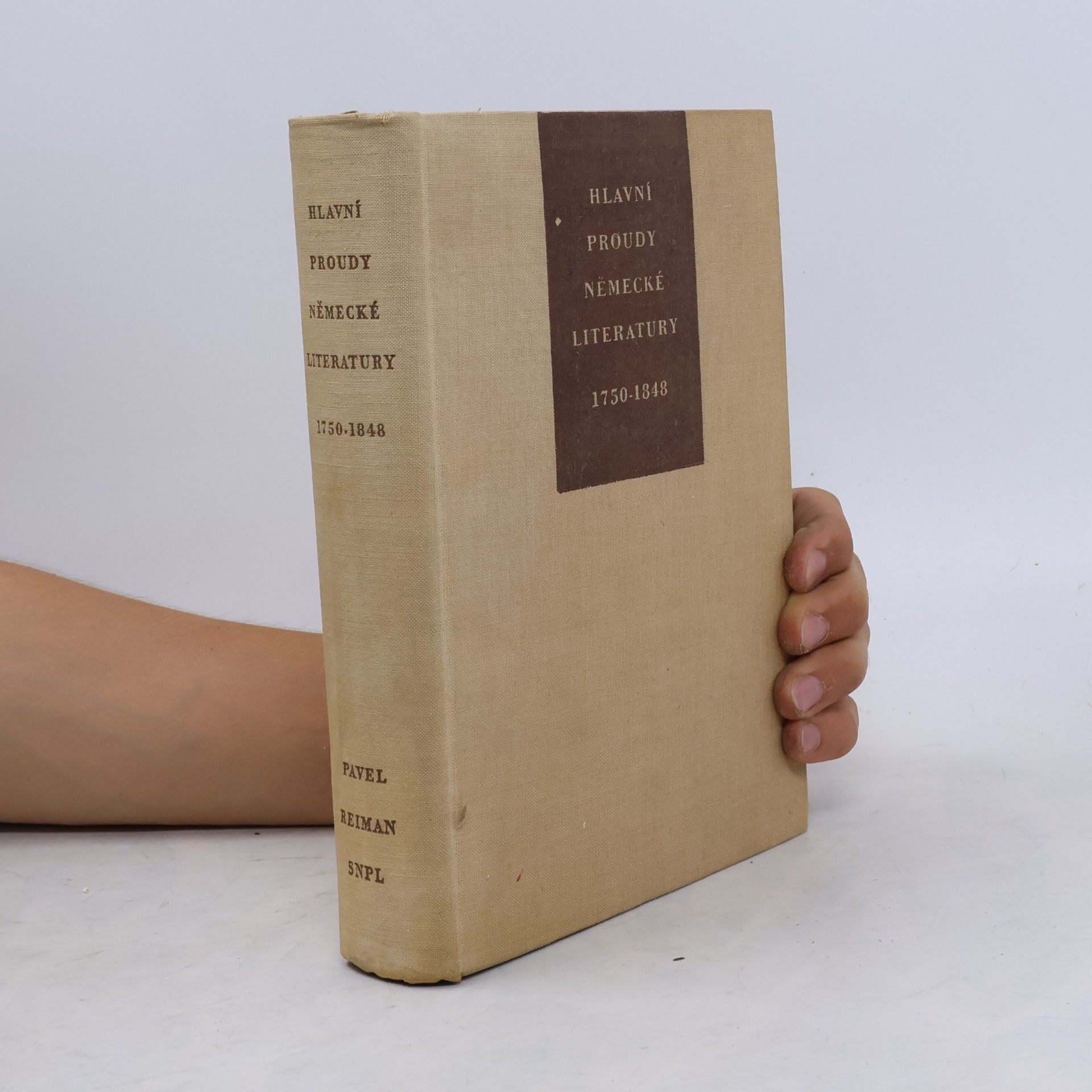 Hlavní proudy německé literatury 1750-1848. Příspěvky k jejím dějinám a kritice